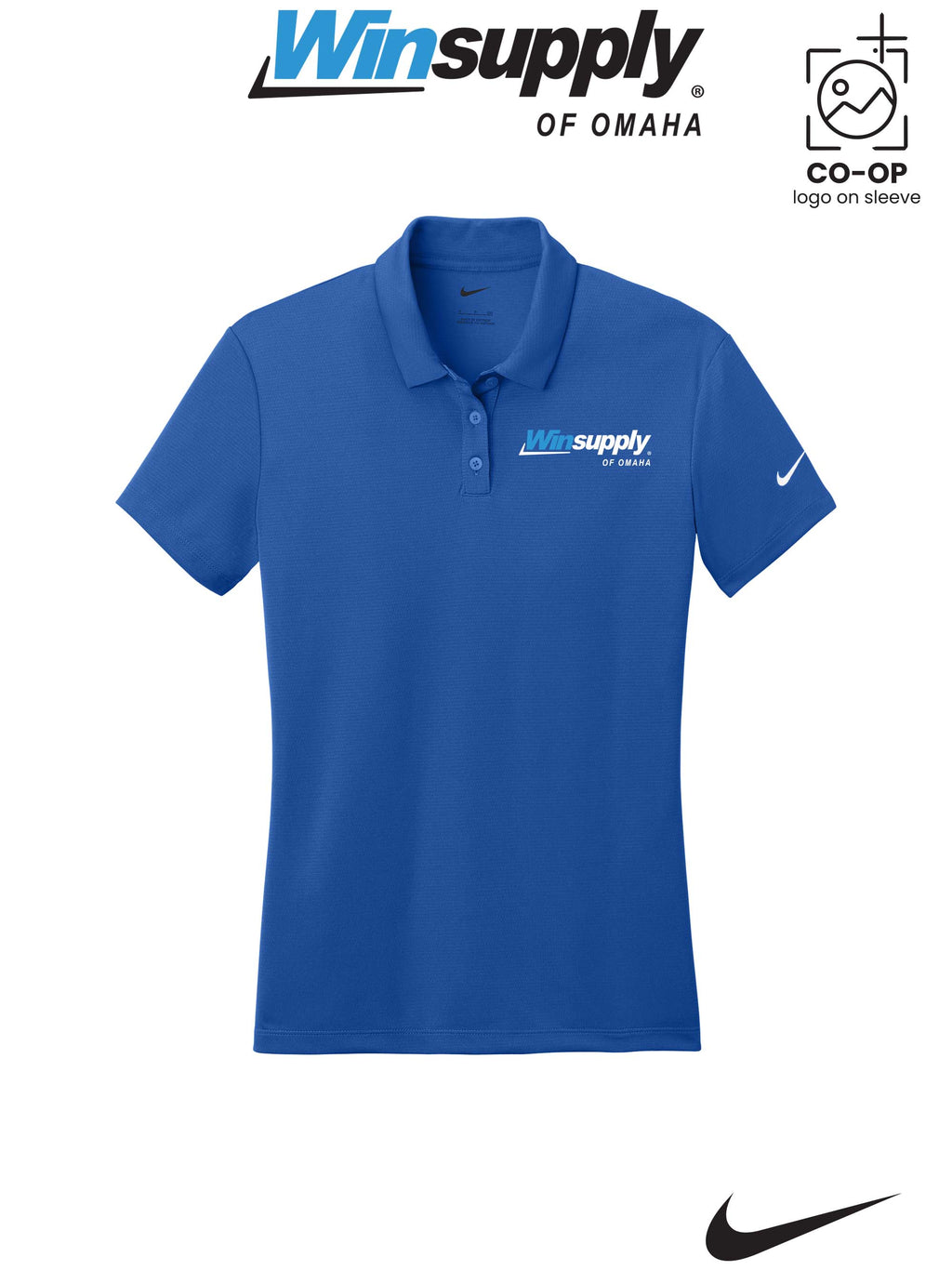 Nike Womens Dry Essential Solid Polo - Winsupply of Omaha