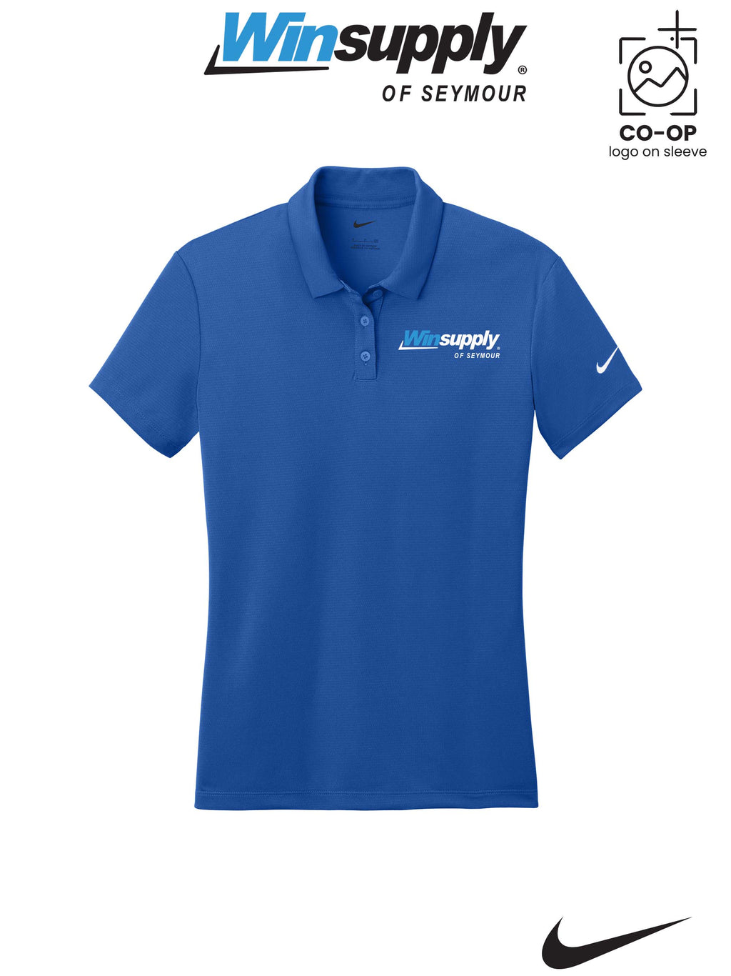 Nike Womens Dry Essential Solid Polo - Winsupply of Seymour IN
