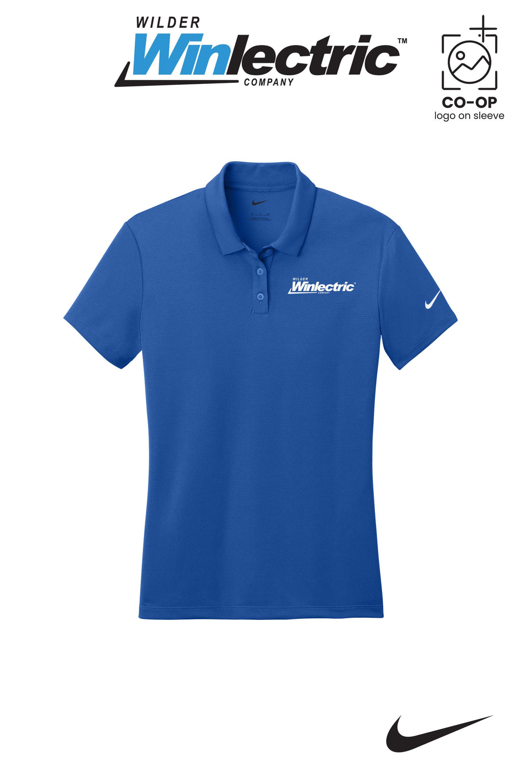 Nike Womens Dry Essential Solid Polo - Wilder Winlectric