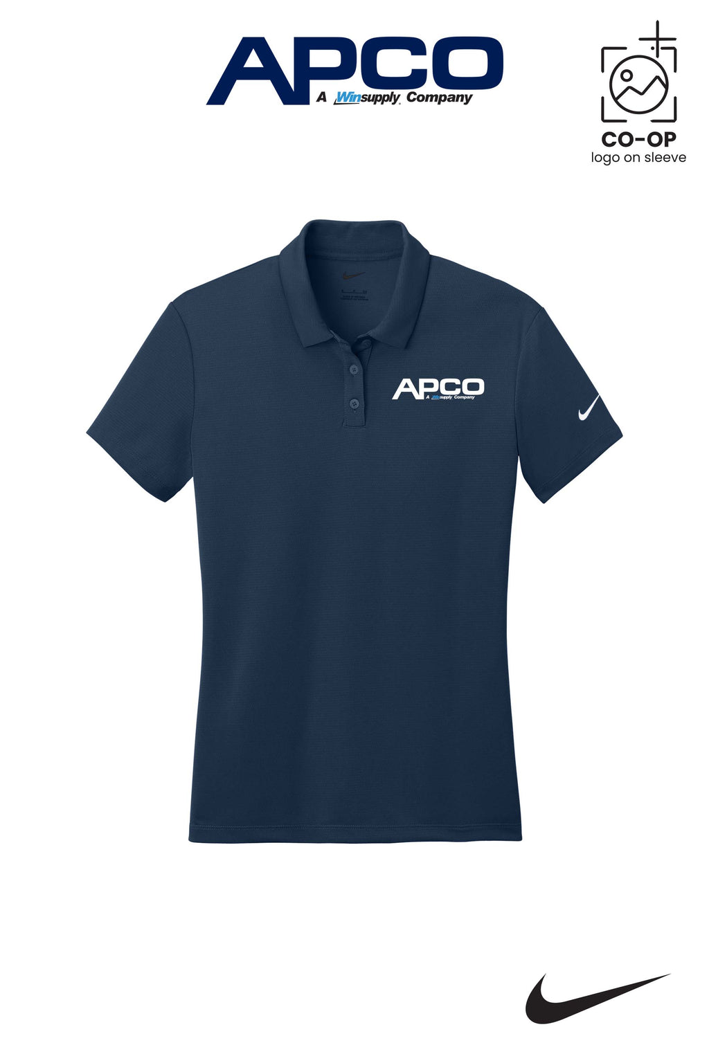 Nike Womens Dry Essential Solid Polo - APCO Supply - Indianapolis