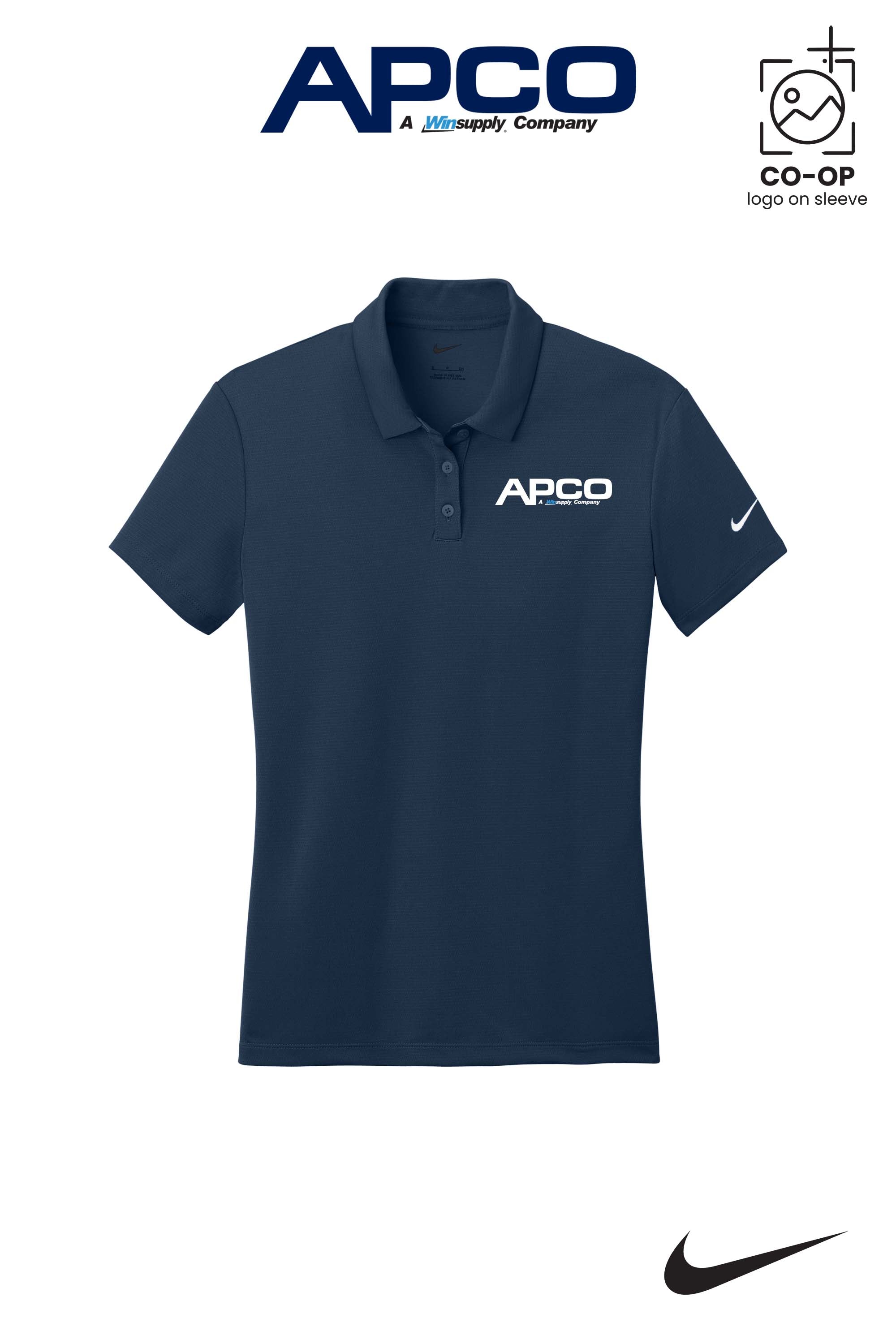 Nike Womens Dry Essential Solid Polo - APCO Supply - Indianapolis