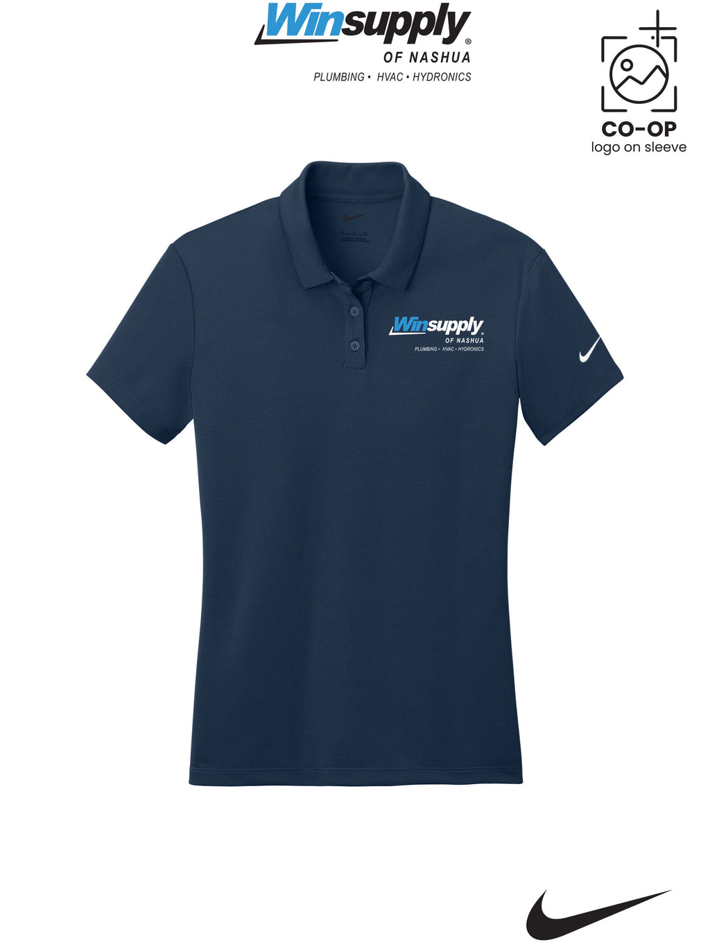 Nike Womens Dry Essential Solid Polo - Winsupply of Nashua