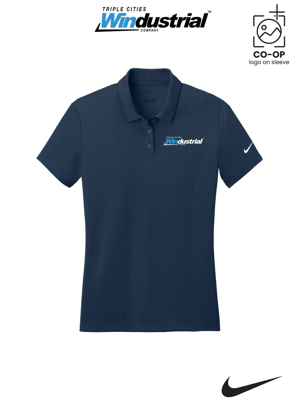 Nike Womens Dry Essential Solid Polo - Windustrial Triple Cities