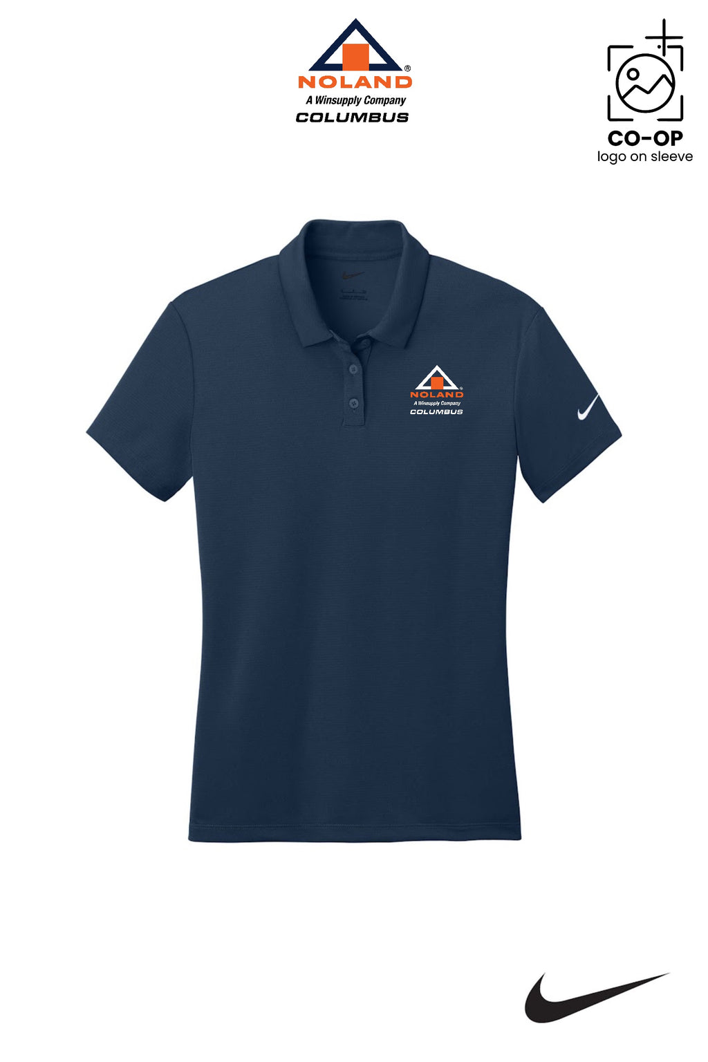 Nike Womens Dry Essential Solid Polo - Columbus Noland
