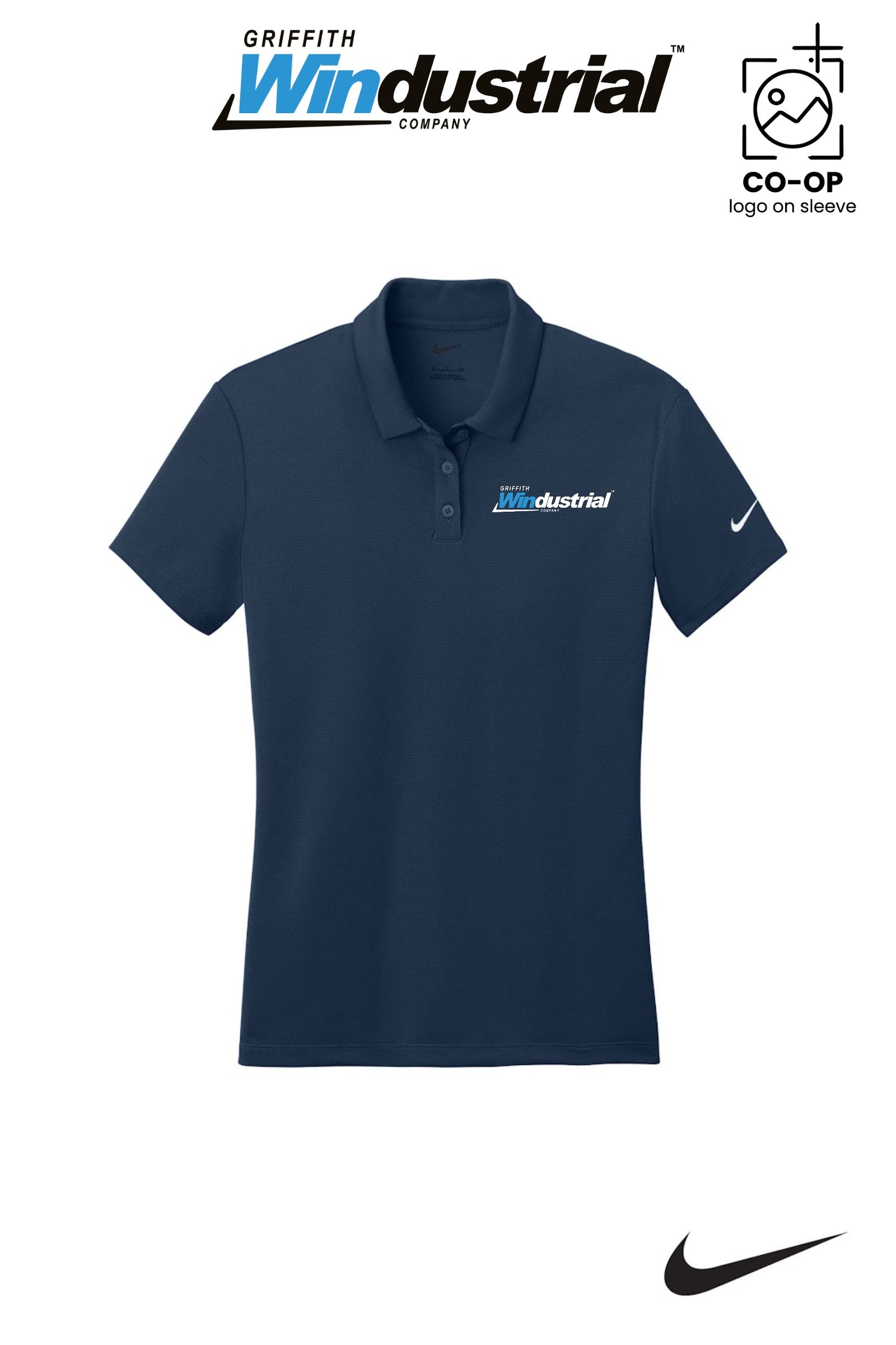 Nike Womens Dry Essential Solid Polo - Griffith Windustrial