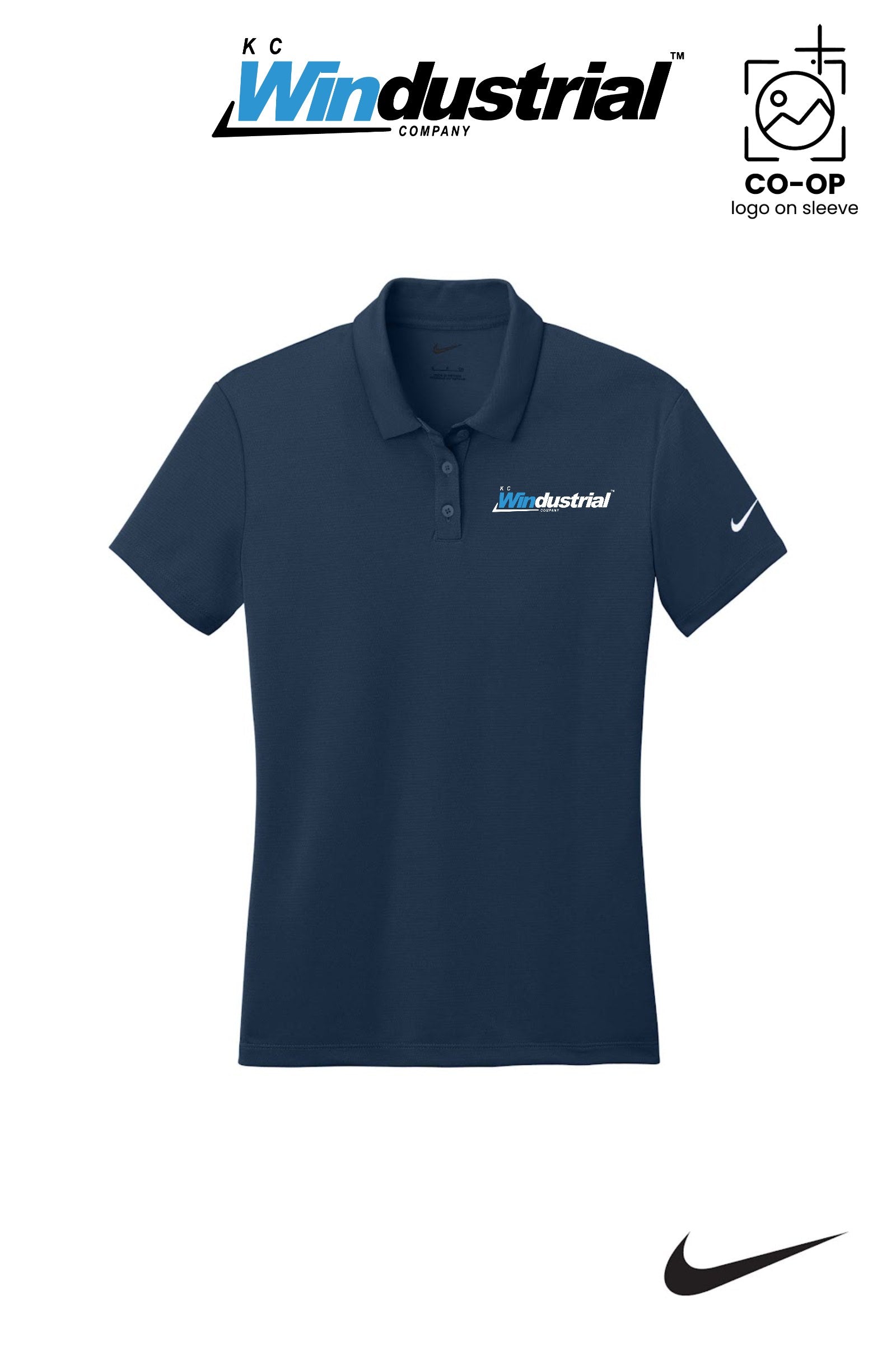 Nike Womens Dry Essential Solid Polo - KC Windustrial