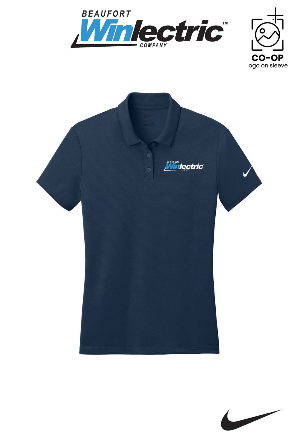 Nike Womens Dry Essential Solid Polo - Beaufort Winlectric