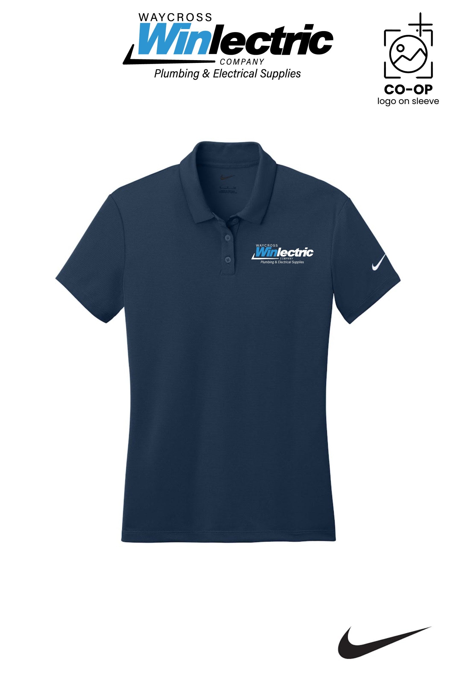 Nike Womens Dry Essential Solid Polo - Waycross Winlectric