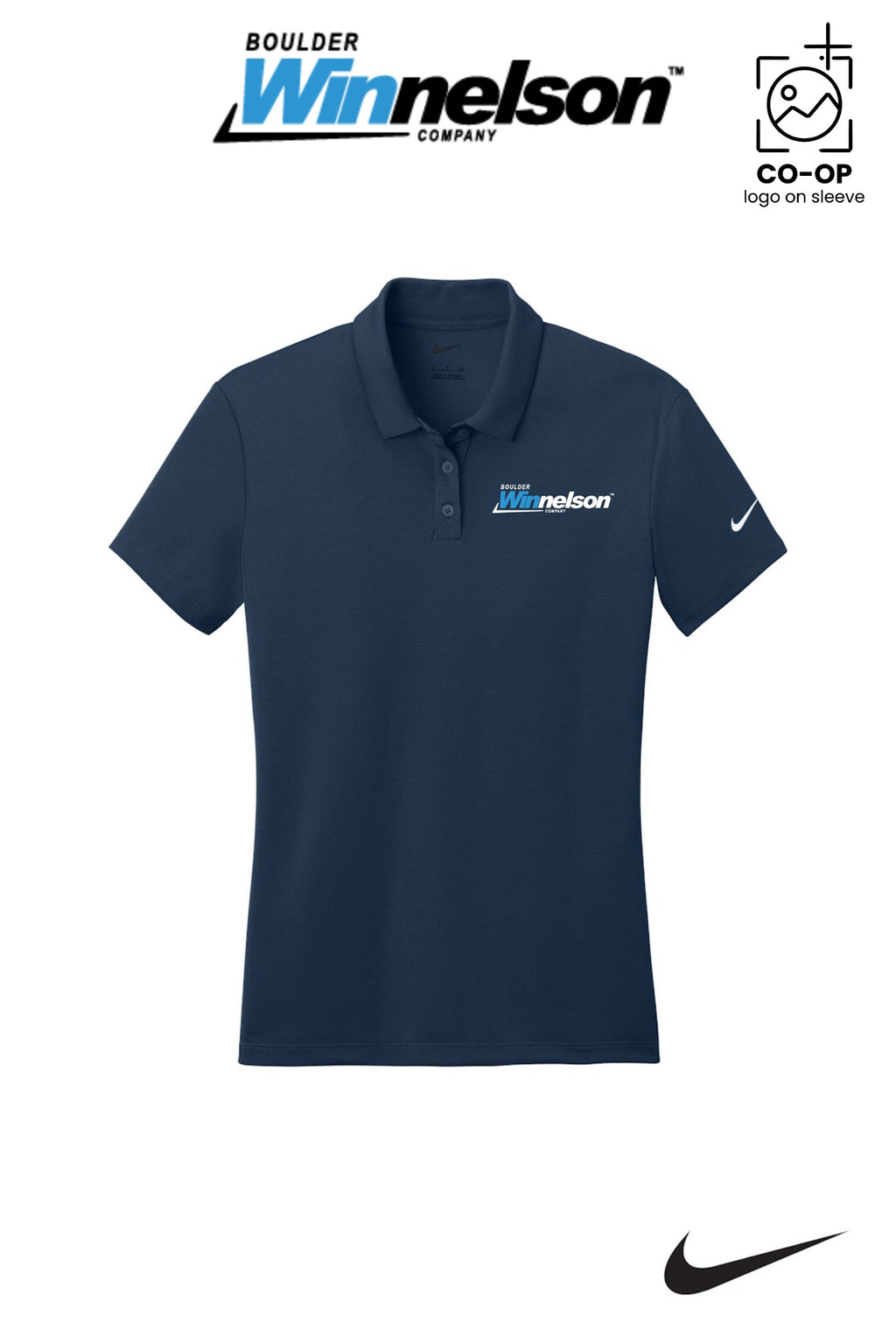Nike Womens Dry Essential Solid Polo - Boulder Winnelson