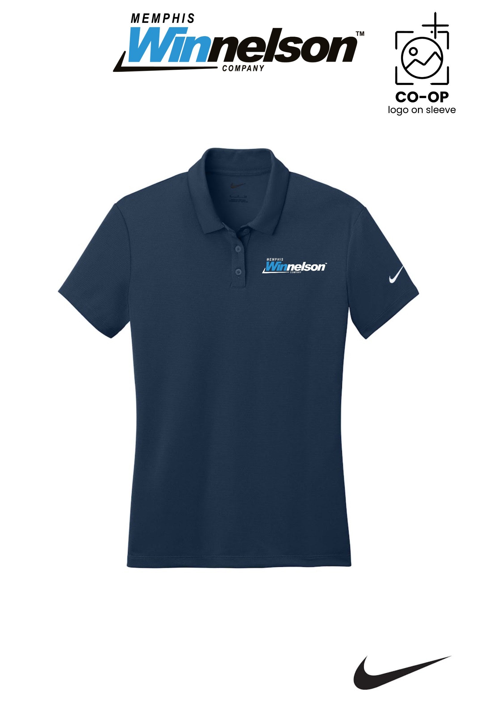 Nike Womens Dry Essential Solid Polo - Memphis Winnelson