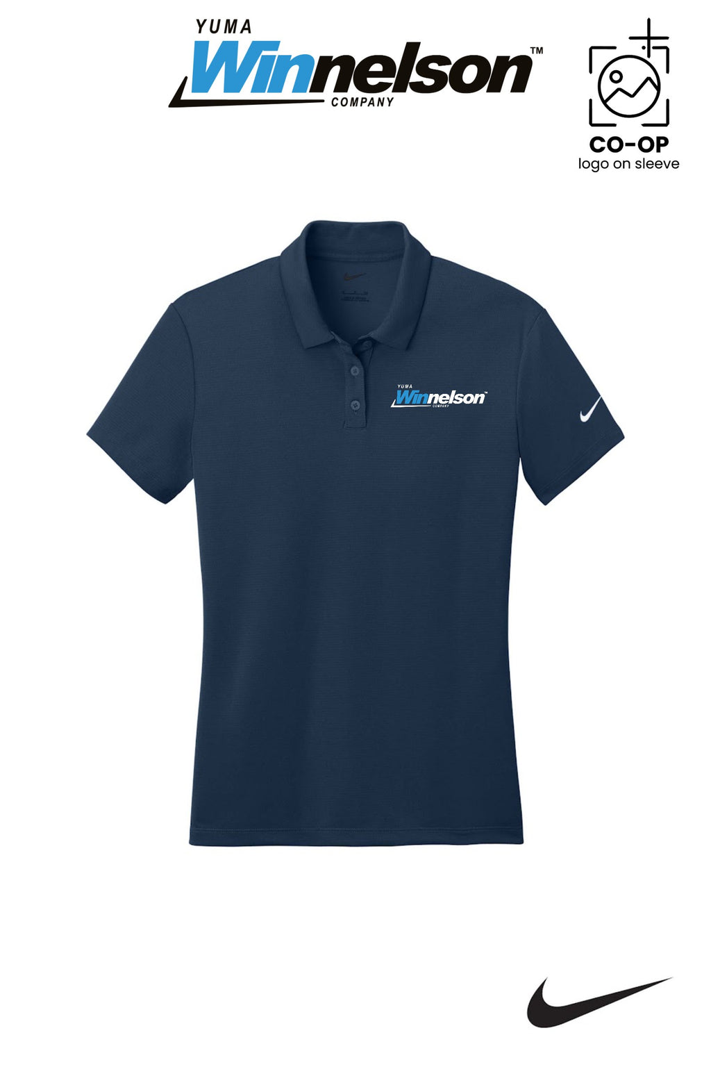 Nike Womens Dry Essential Solid Polo - Yuma Winnelson