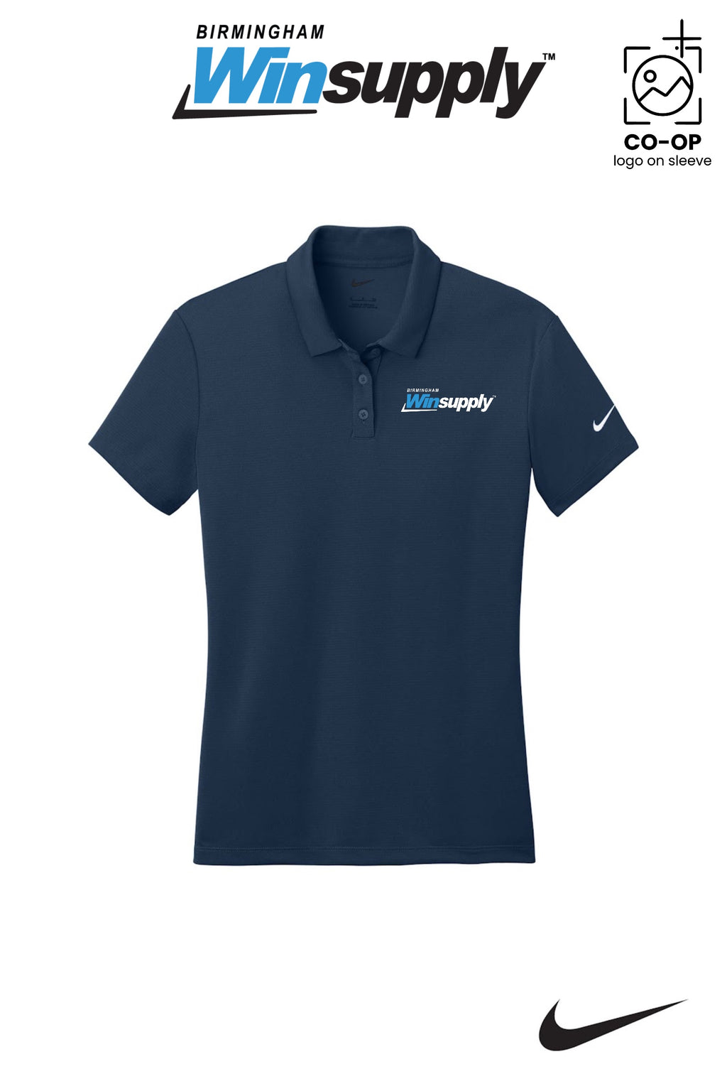 Nike Womens Dry Essential Solid Polo - Birmingham Winsupply