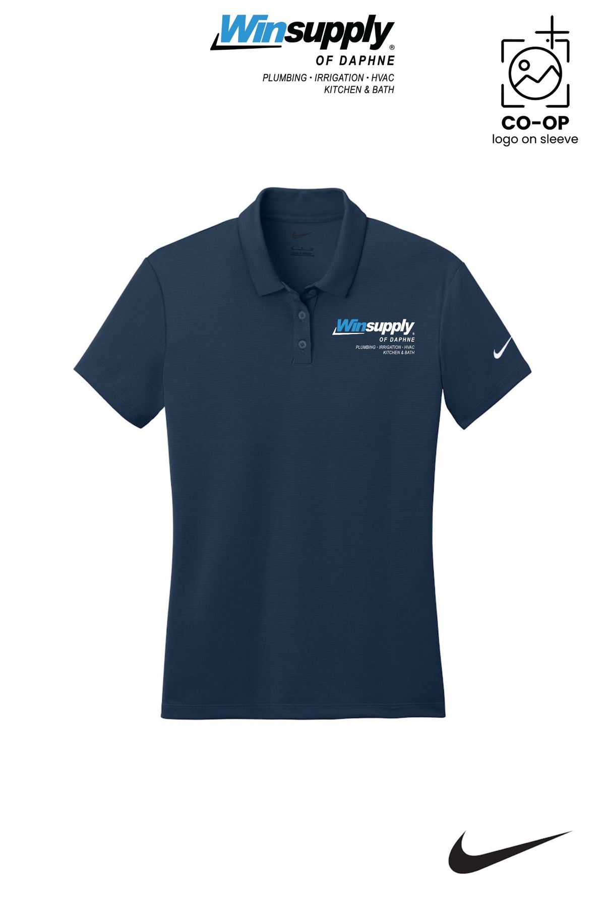 Nike Womens Dry Essential Solid Polo - Winsupply of Daphne