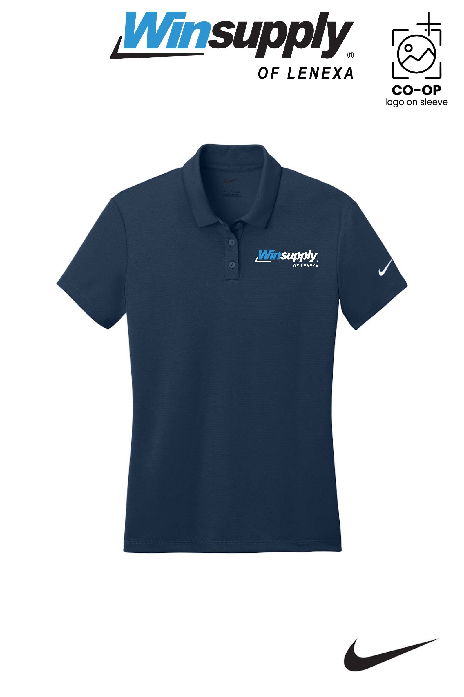 Nike Womens Dry Essential Solid Polo - Winsupply of Lenexa