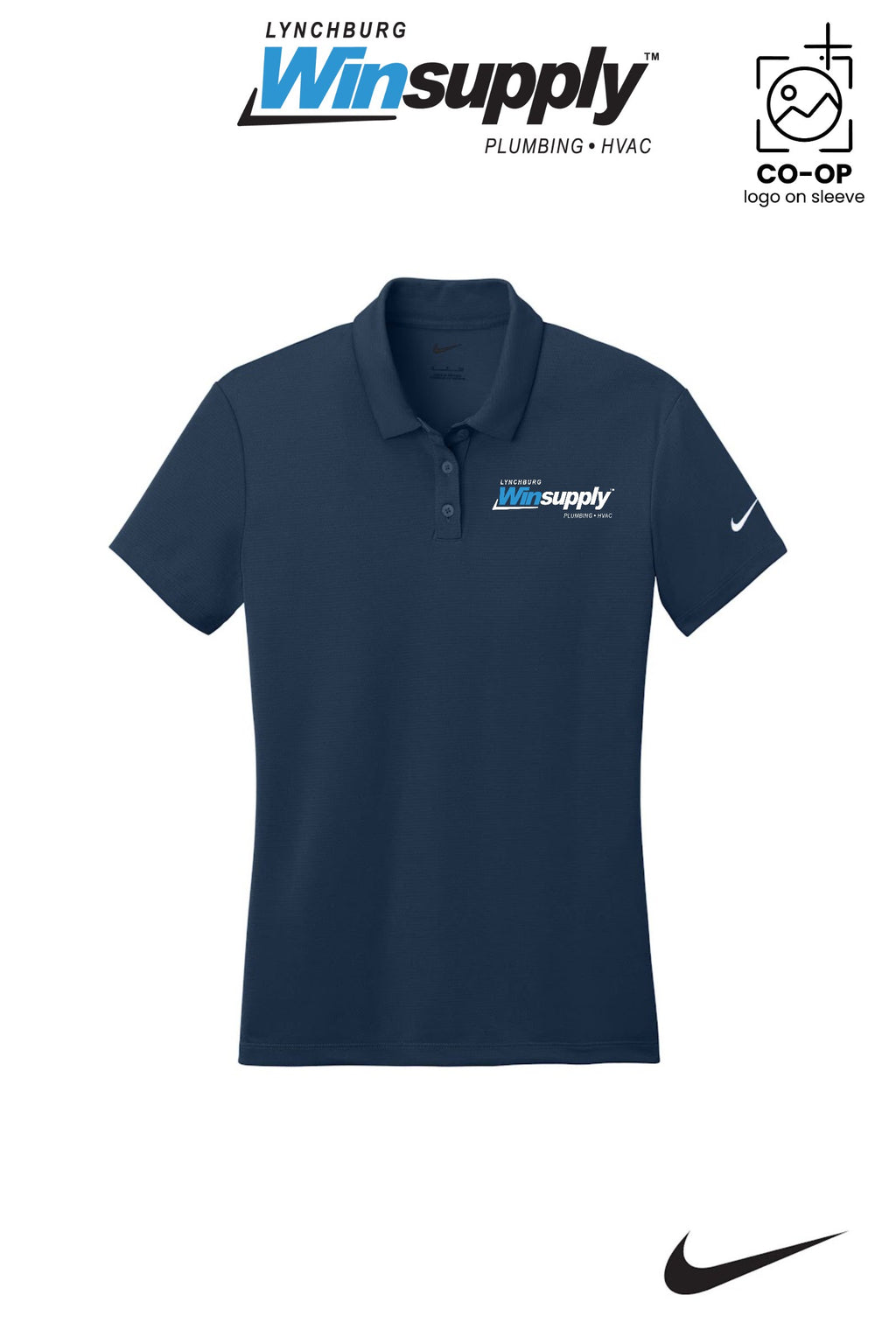 Nike Womens Dry Essential Solid Polo - Lynchburg Winsupply