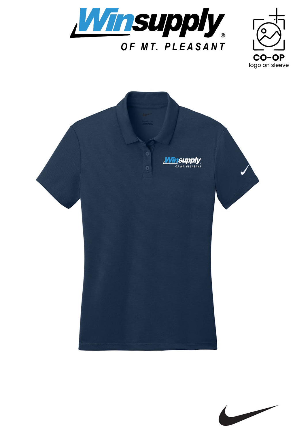 Nike Womens Dry Essential Solid Polo - Winsupply of Mt. Pleasant