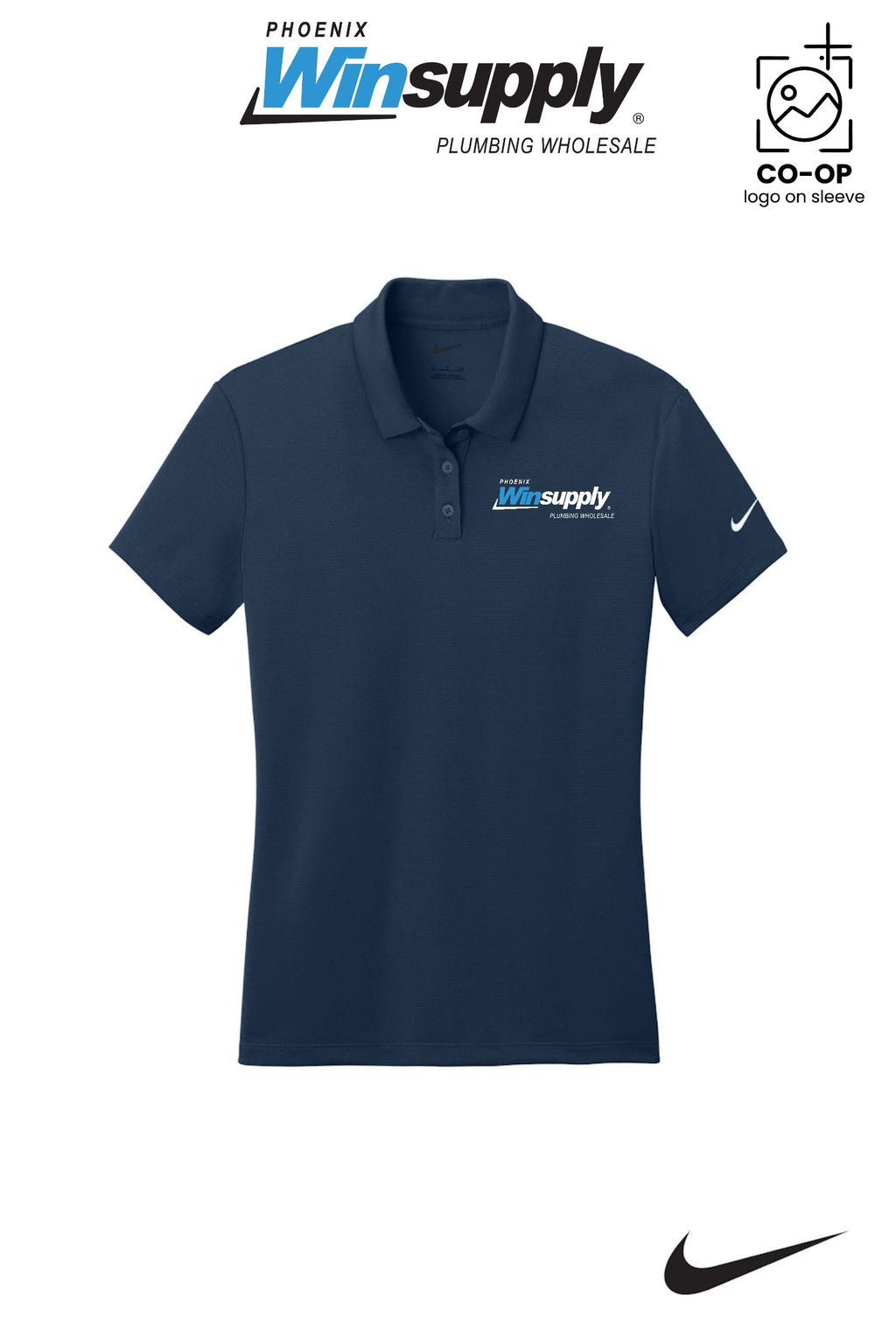 Nike Womens Dry Essential Solid Polo - Phoenix Winsupply