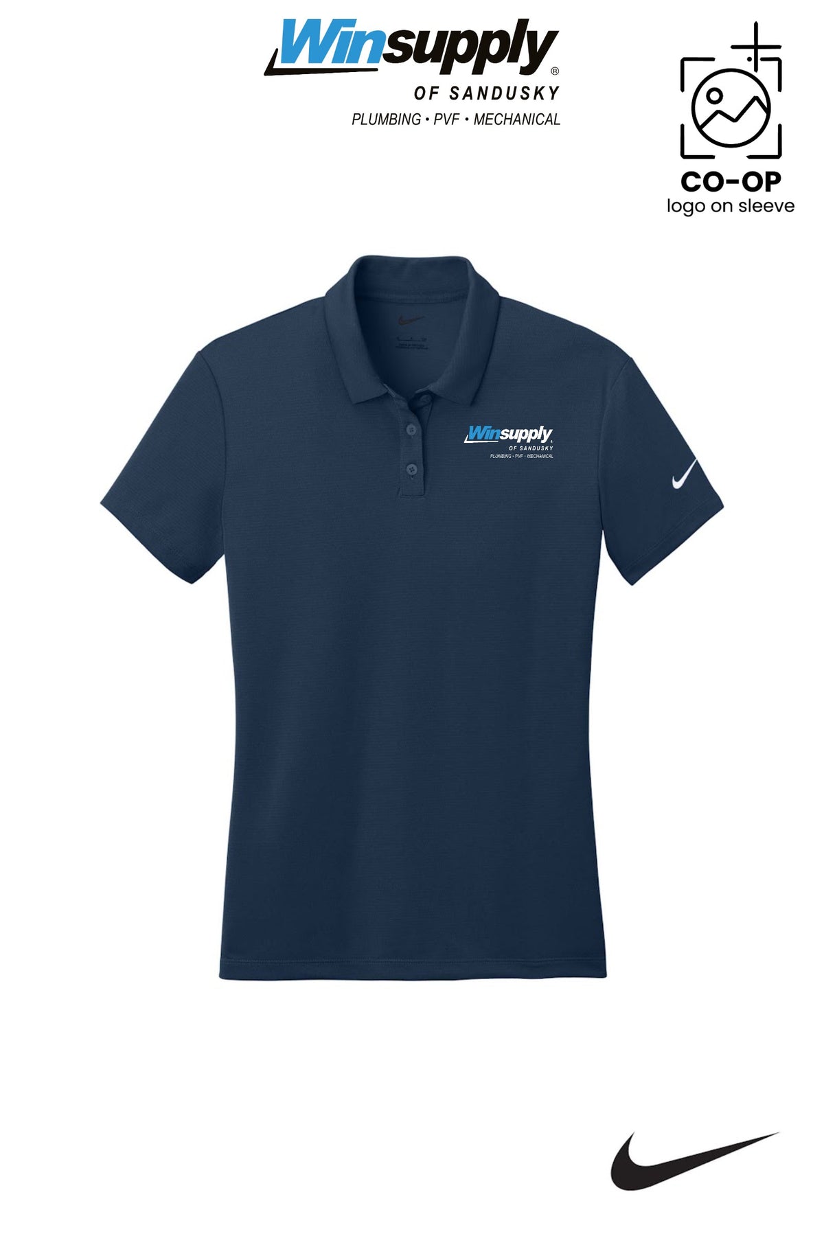 Nike Womens Dry Essential Solid Polo - Winsupply of Sandusky