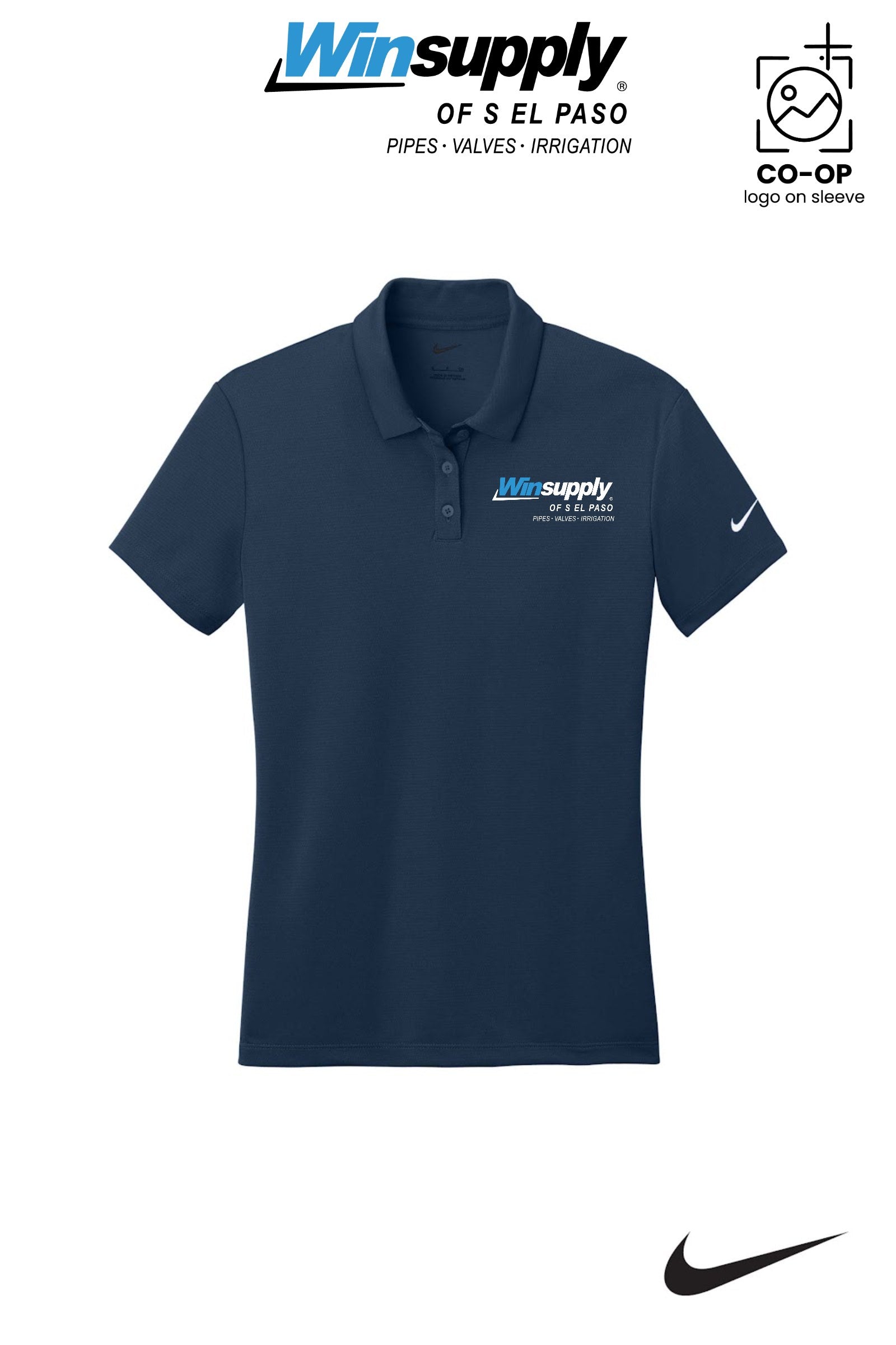 Nike Womens Dry Essential Solid Polo - Winsupply of S El Paso