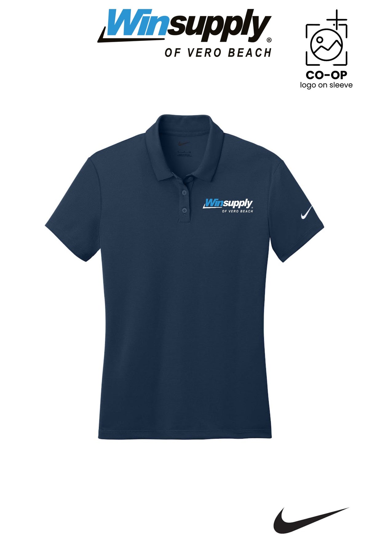 Nike Womens Dry Essential Solid Polo - Winsupply of Vero Beach