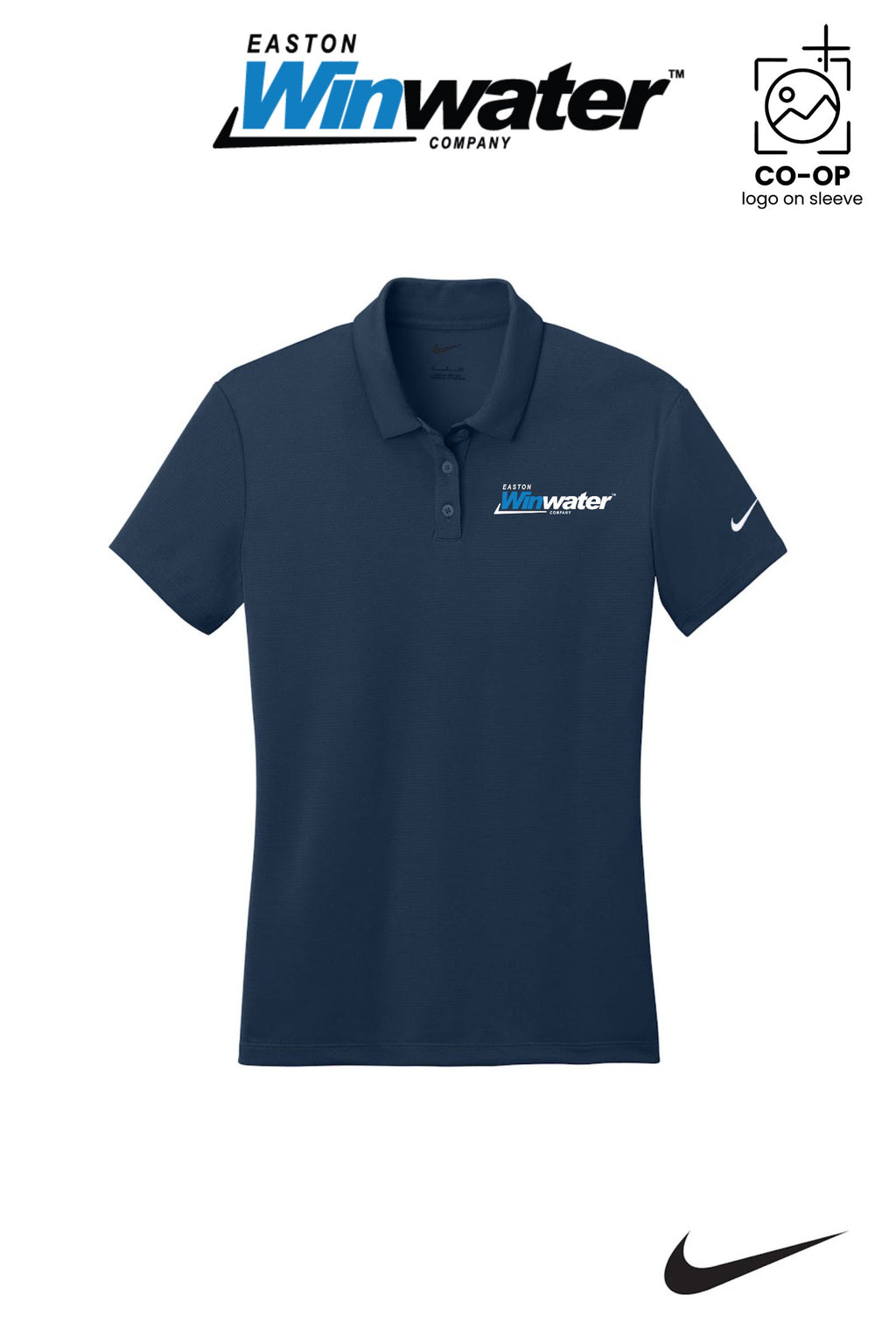 Nike Womens Dry Essential Solid Polo - Easton Winwater