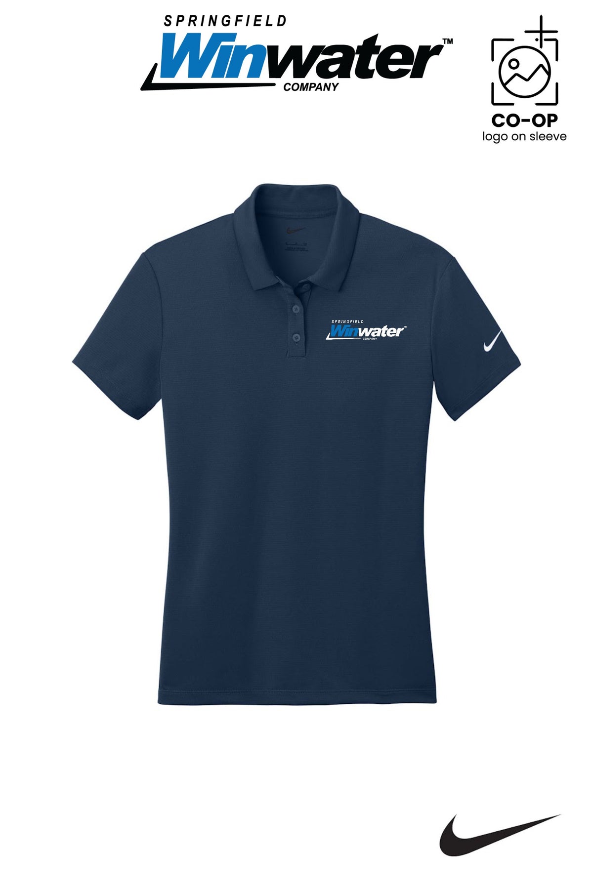 Nike Womens Dry Essential Solid Polo - Springfield Winwater