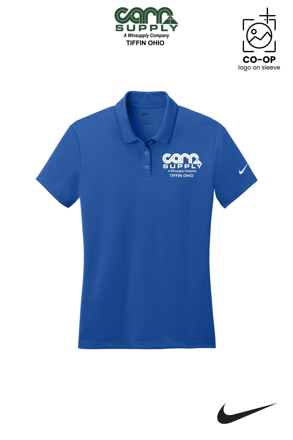 Nike Womens Dry Essential Solid Polo - Carr Supply - Tiffin