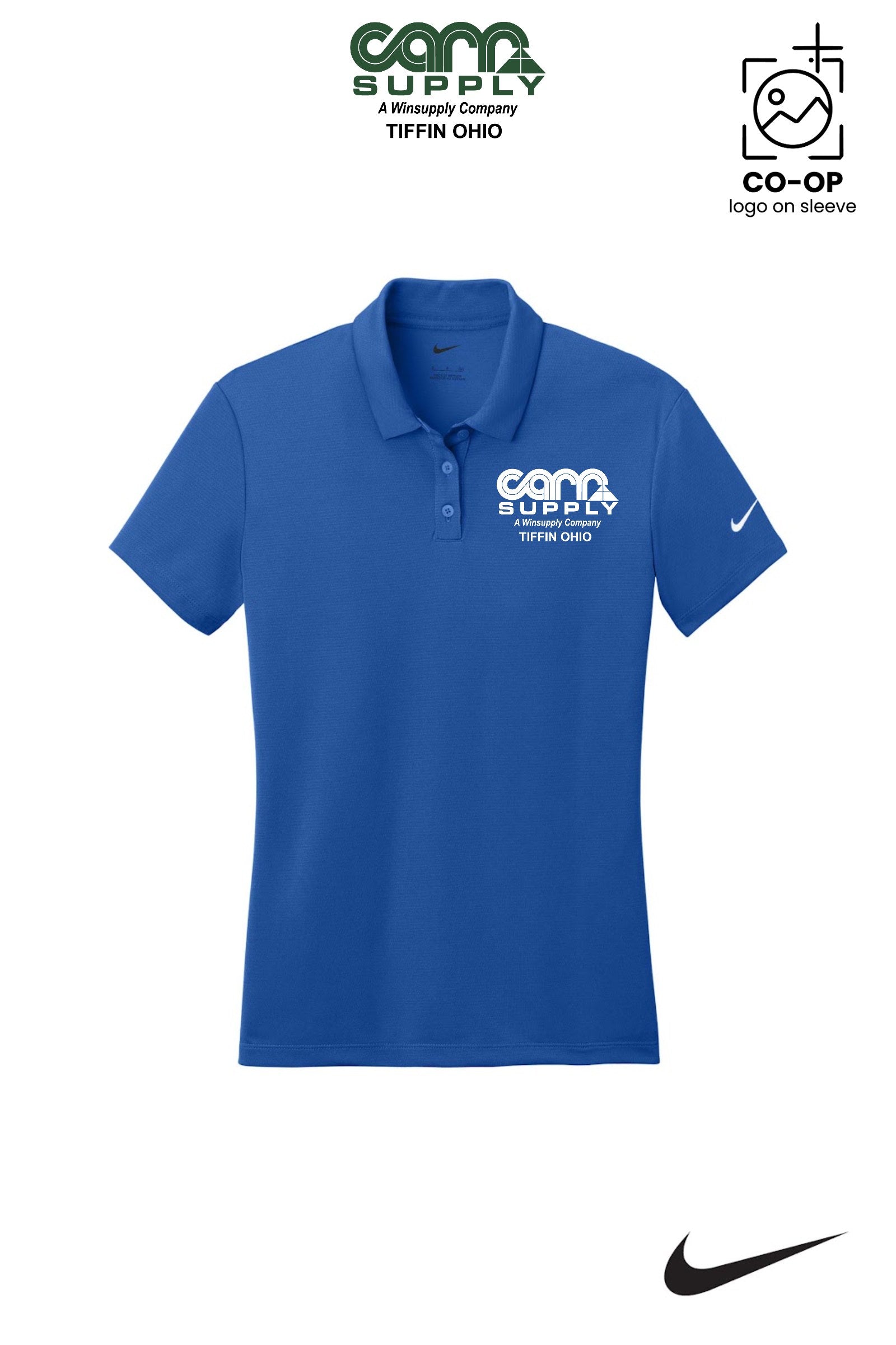 Nike Womens Dry Essential Solid Polo - Carr Supply - Tiffin