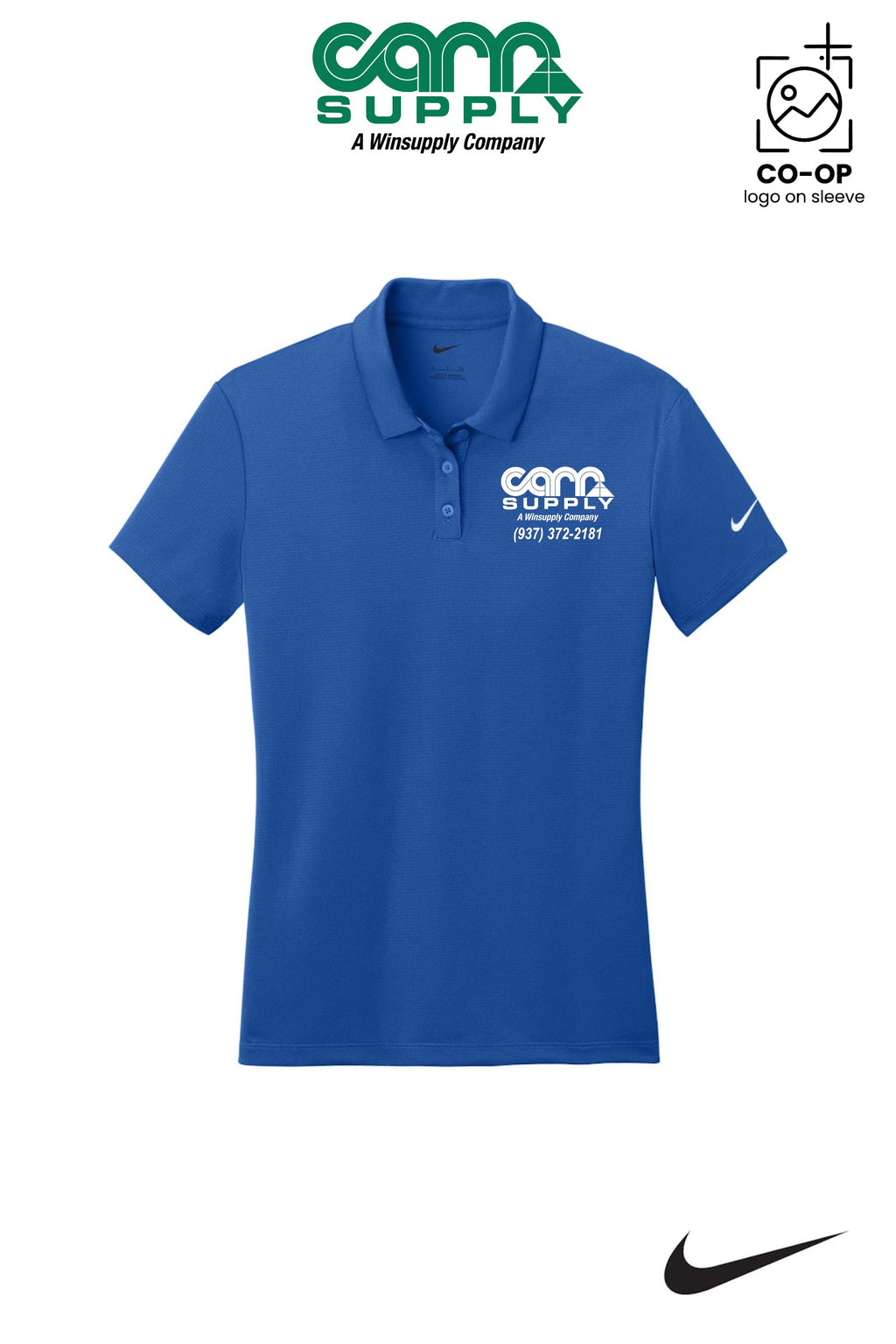 Nike Womens Dry Essential Solid Polo - Carr Supply - Xenia