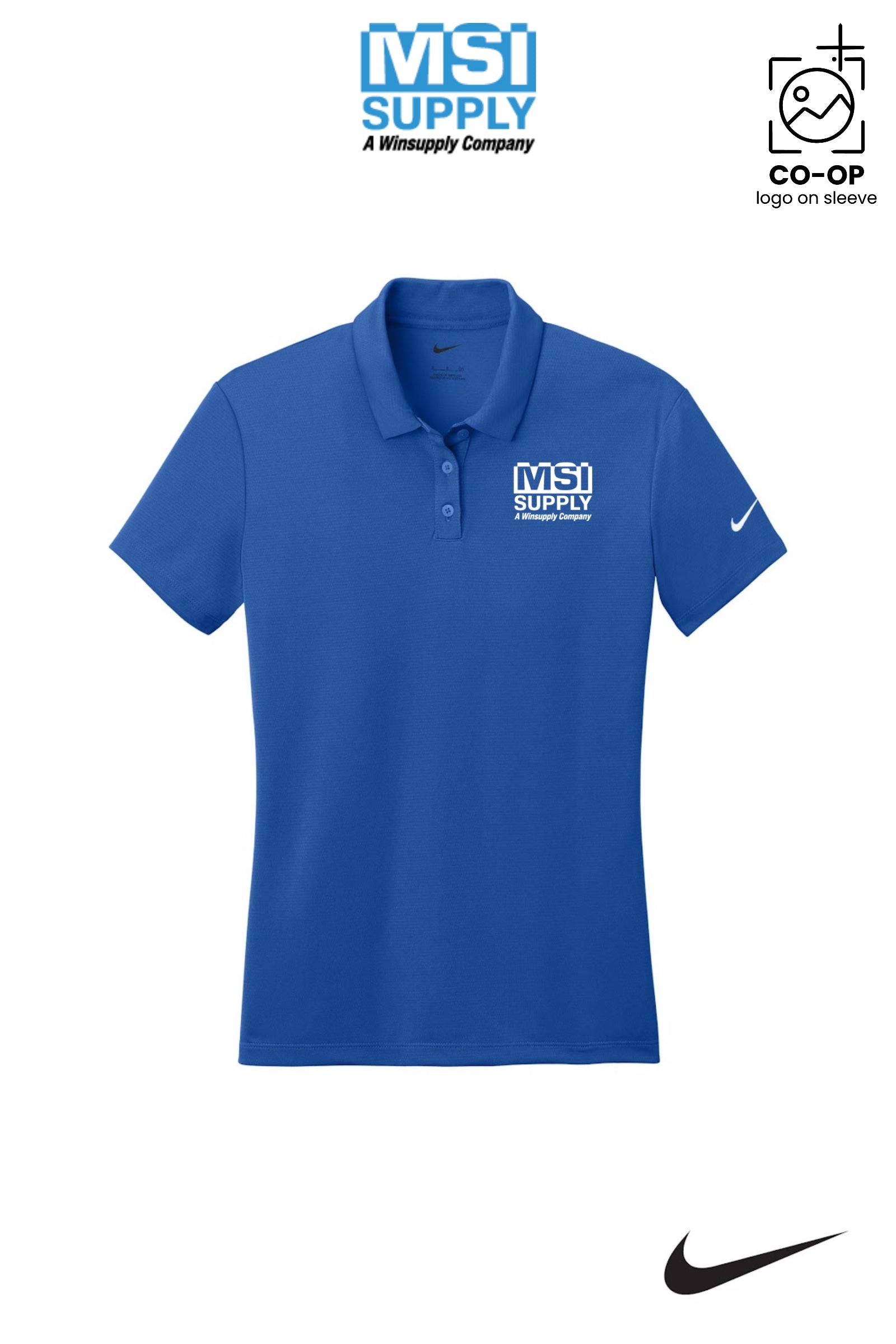 Nike Womens Dry Essential Solid Polo - MSI Supply Houston