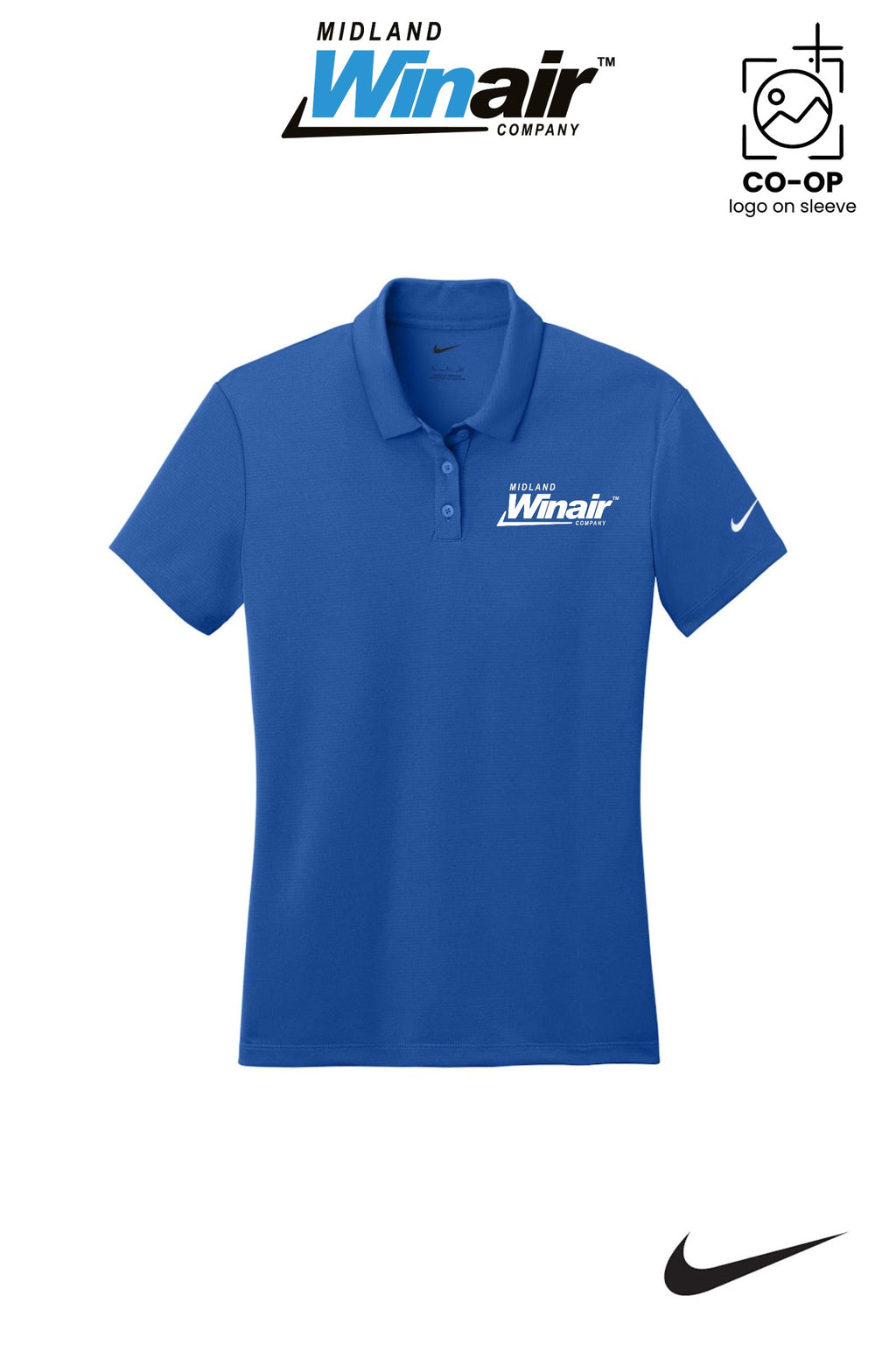 Nike Womens Dry Essential Solid Polo - Midland Winair
