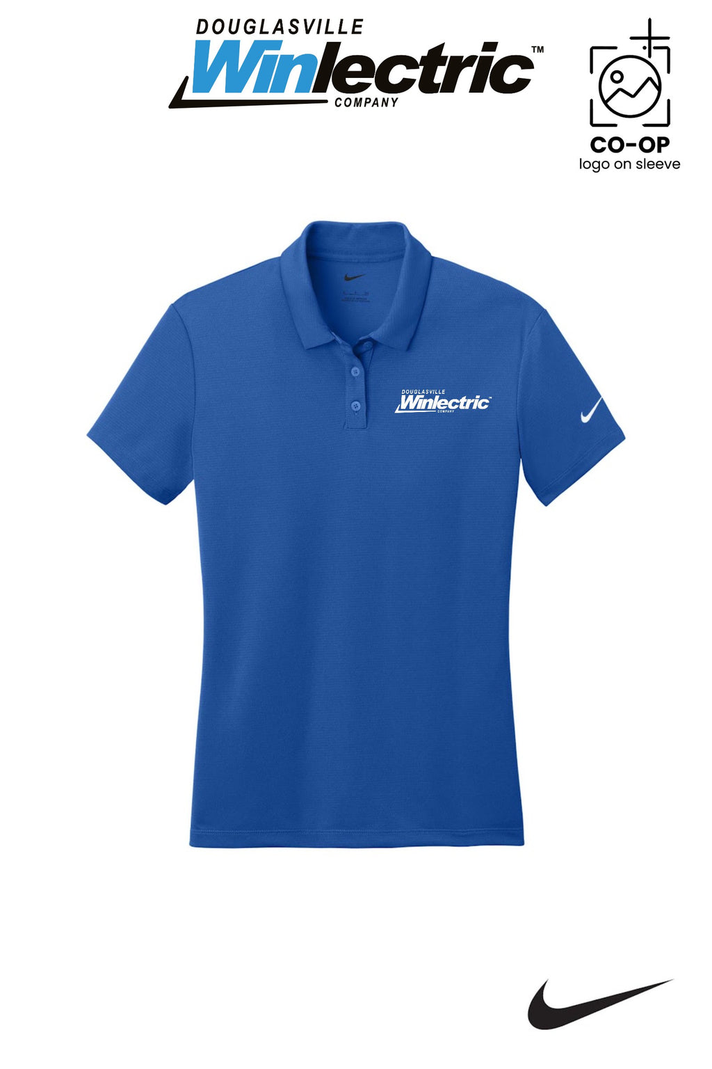 Nike Womens Dry Essential Solid Polo - Douglasville Winlectric
