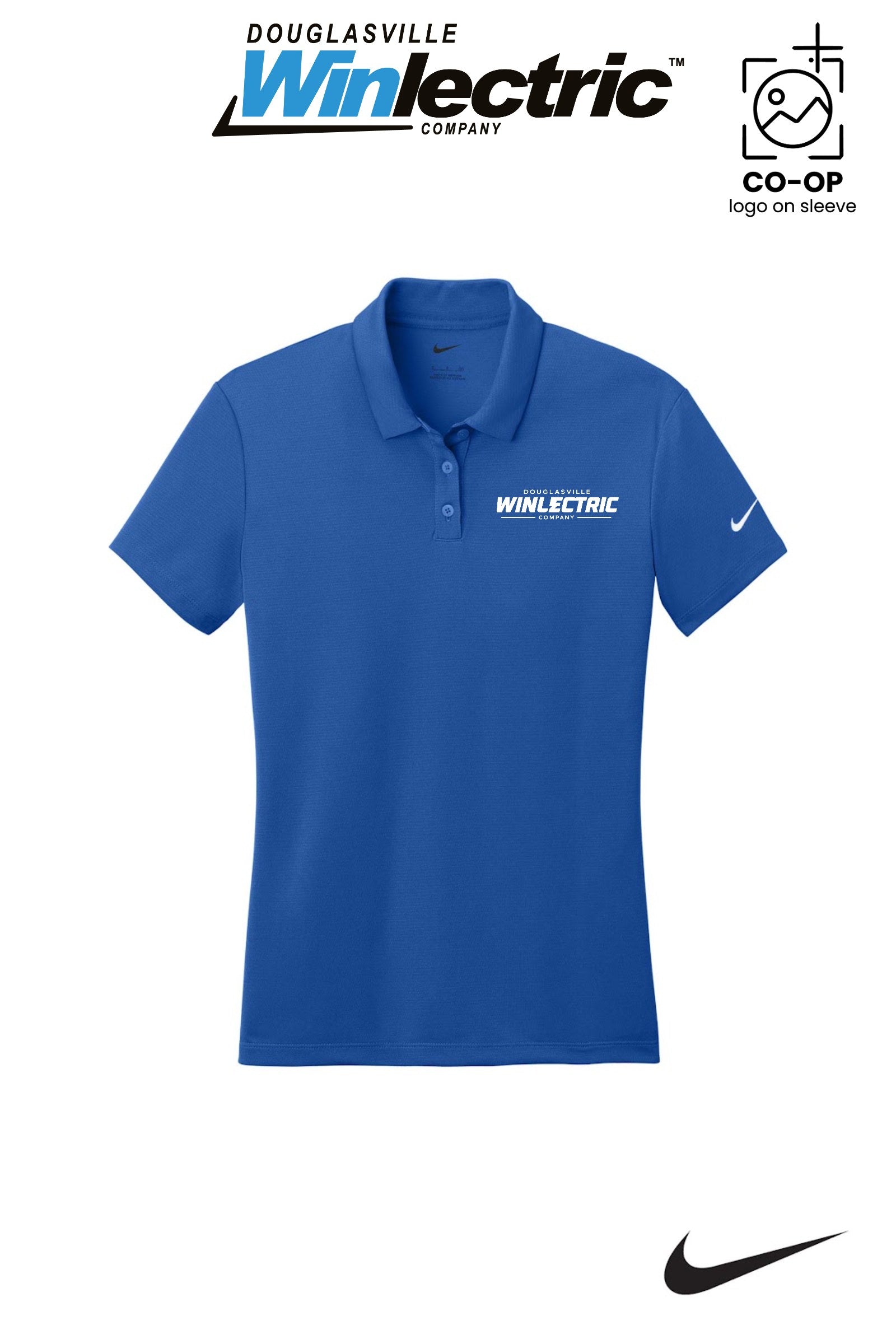 Nike Womens Dry Essential Solid Polo - Douglasville Winlectric