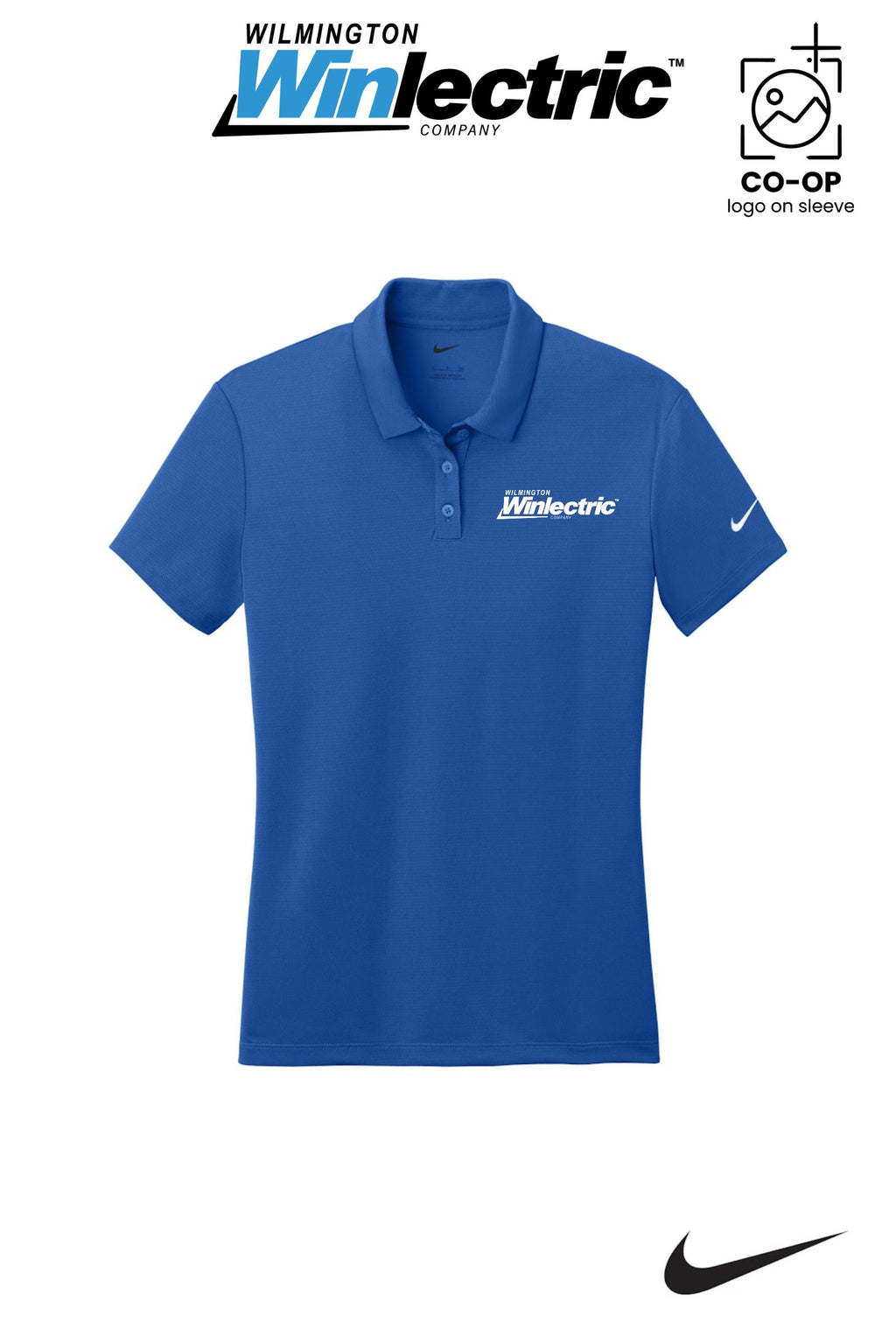 Nike Womens Dry Essential Solid Polo - Wilmington Winlectric