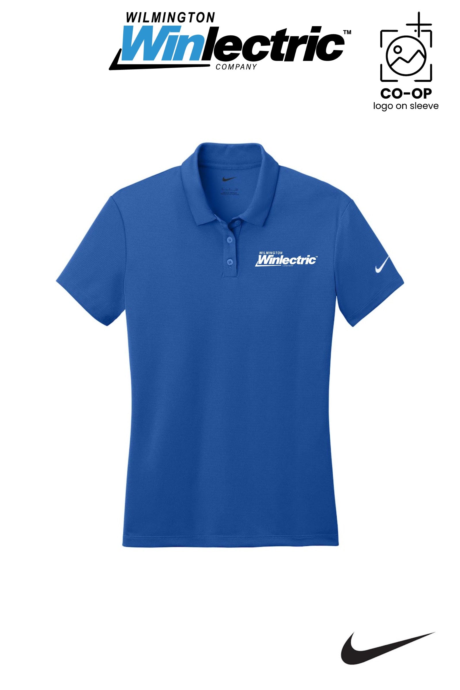 Nike Womens Dry Essential Solid Polo - Wilmington Winlectric