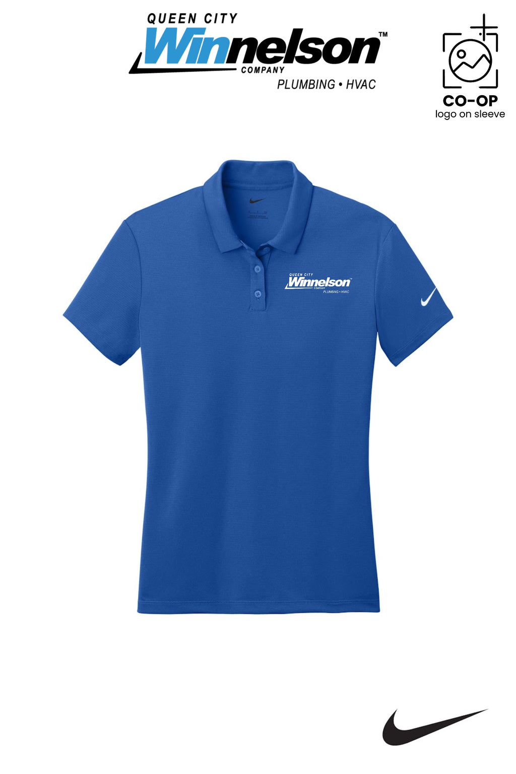 Nike Womens Dry Essential Solid Polo - Queen City Winnelson