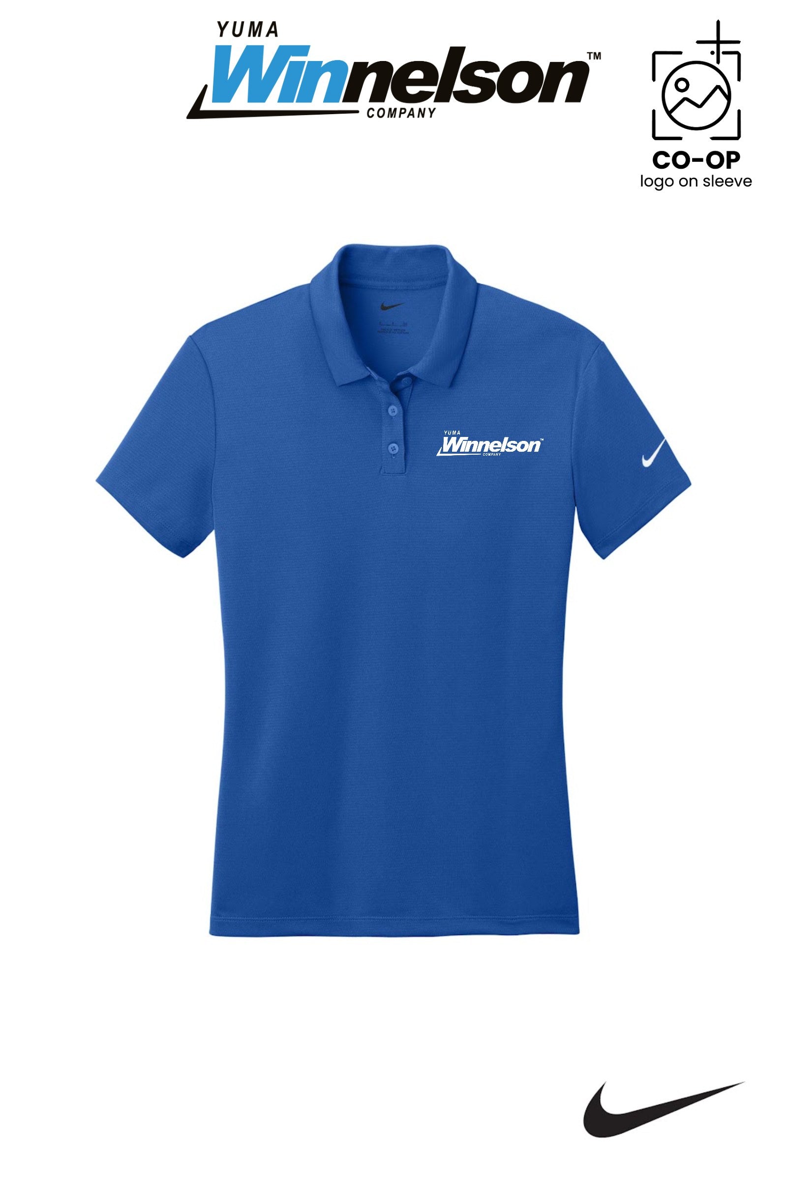 Nike Womens Dry Essential Solid Polo - Yuma Winnelson