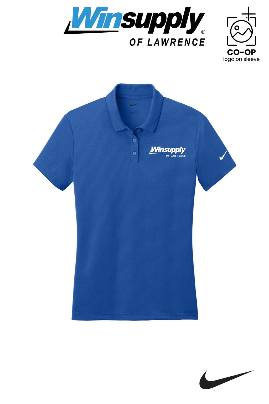 Nike Womens Dry Essential Solid Polo - Winsupply of Lawrence