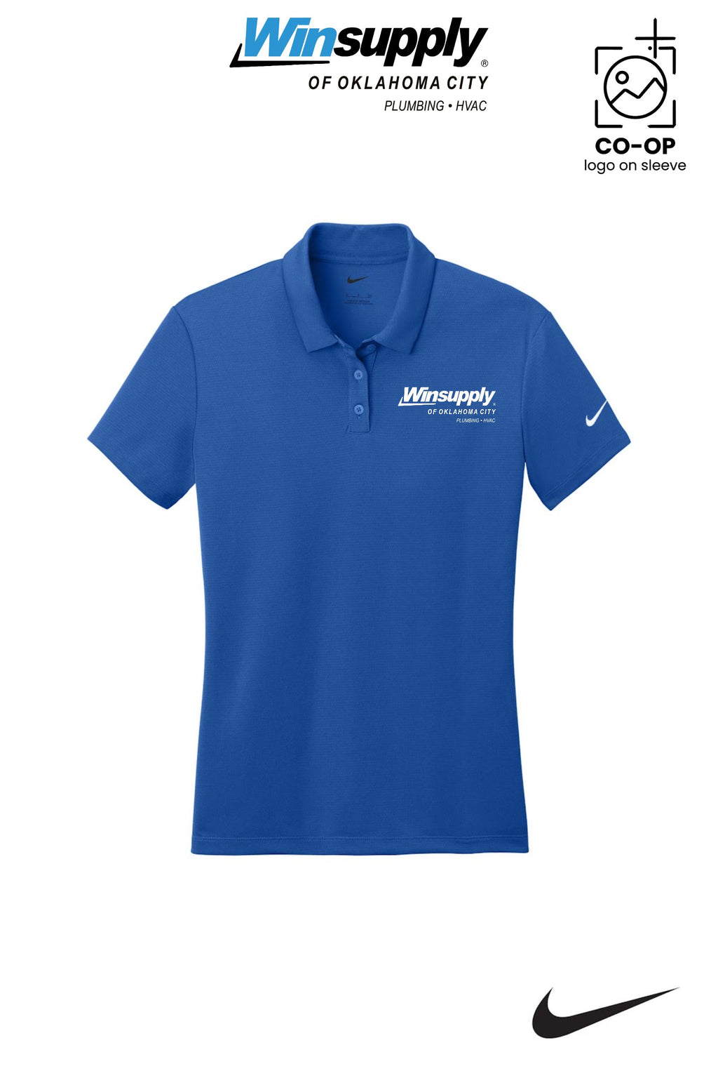 Nike Womens Dry Essential Solid Polo - Winsupply of Oklahoma City