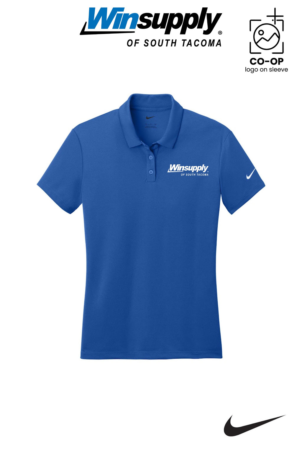 Nike Womens Dry Essential Solid Polo - Winsupply of South Tacoma