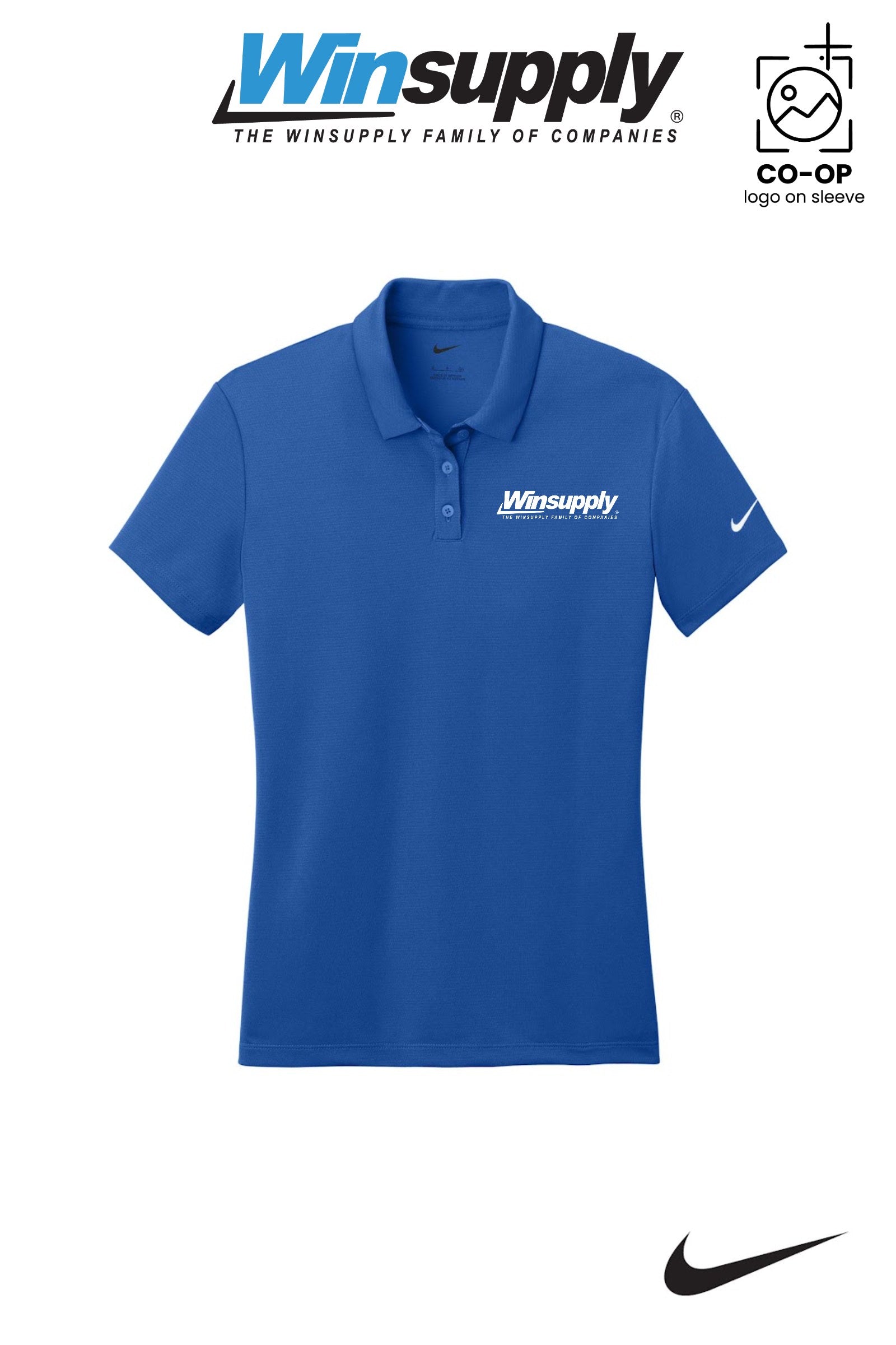 Nike Womens Dry Essential Solid Polo - Winsupply of West Hartford
