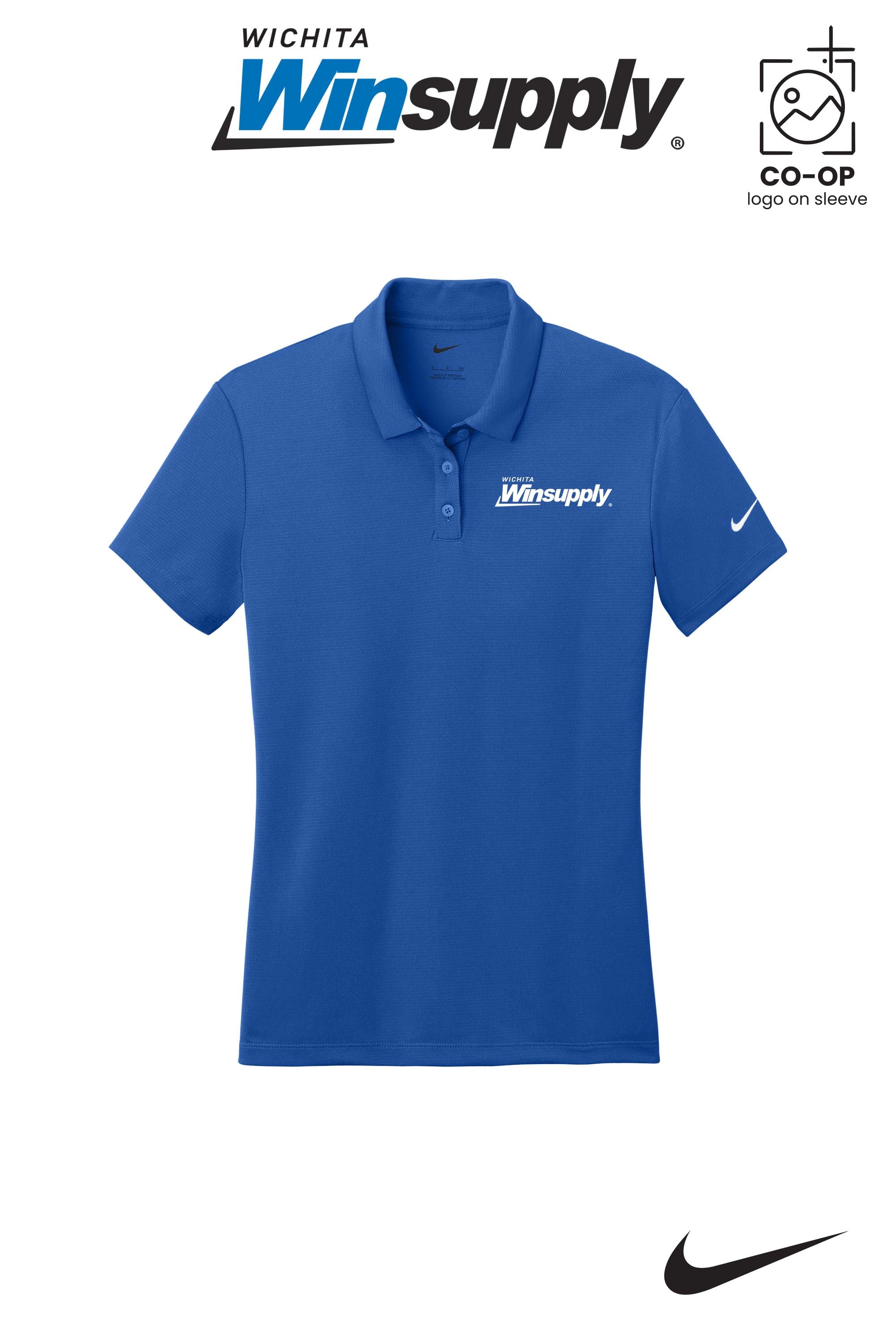 Nike Womens Dry Essential Solid Polo - Wichita Winsupply