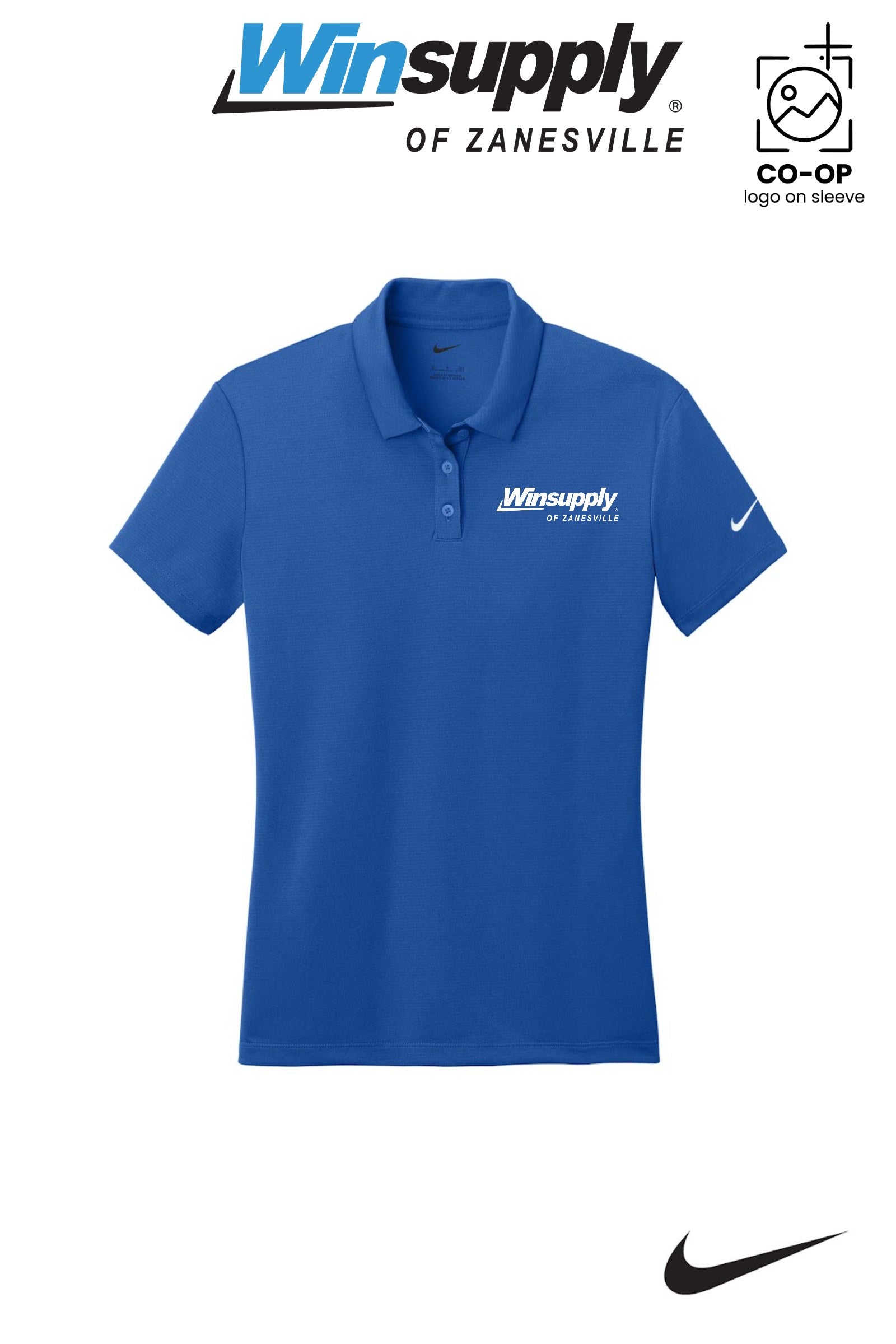 Nike Womens Dry Essential Solid Polo - Winsupply of Zanesville