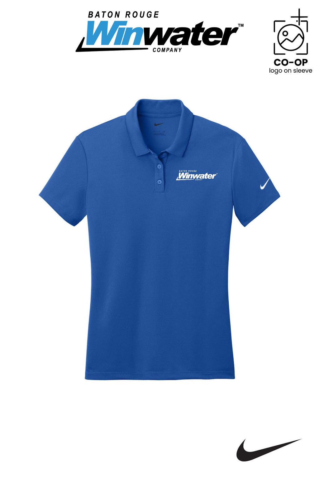 Nike Womens Dry Essential Solid Polo - Baton Rouge Winwater