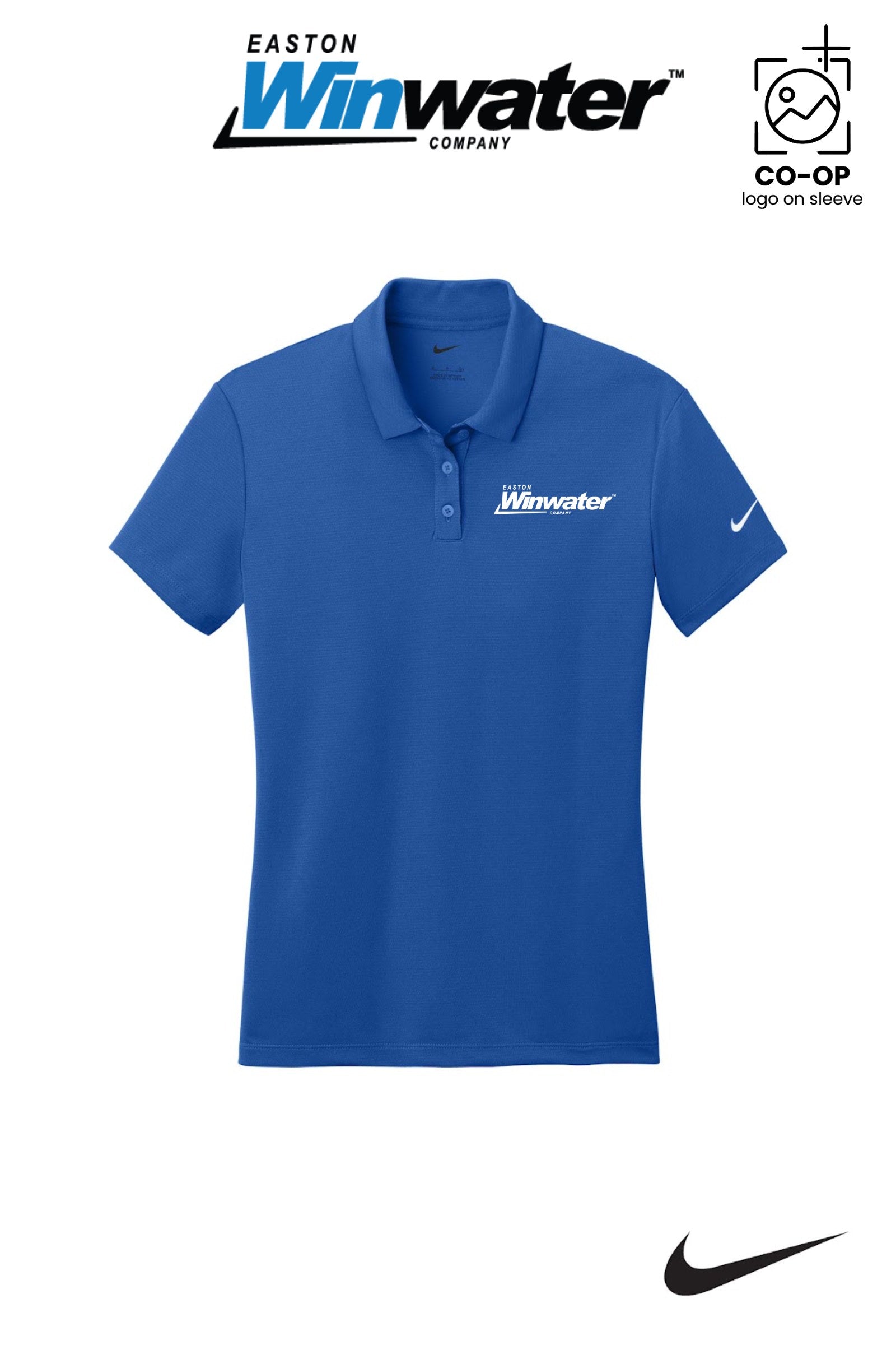 Nike Womens Dry Essential Solid Polo - Easton Winwater