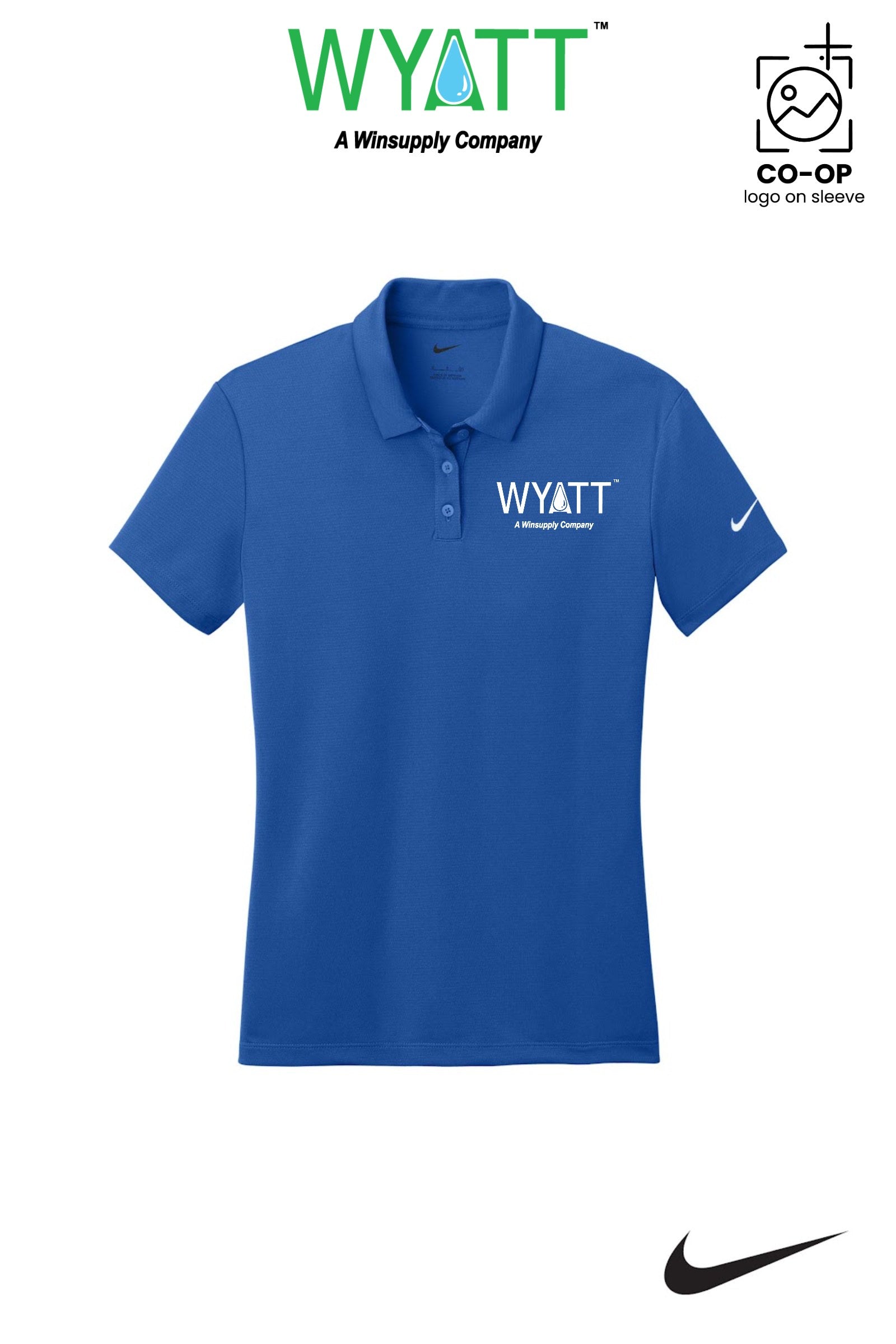 Nike Womens Dry Essential Solid Polo - Wyatt Irrigation of Santa Rosa