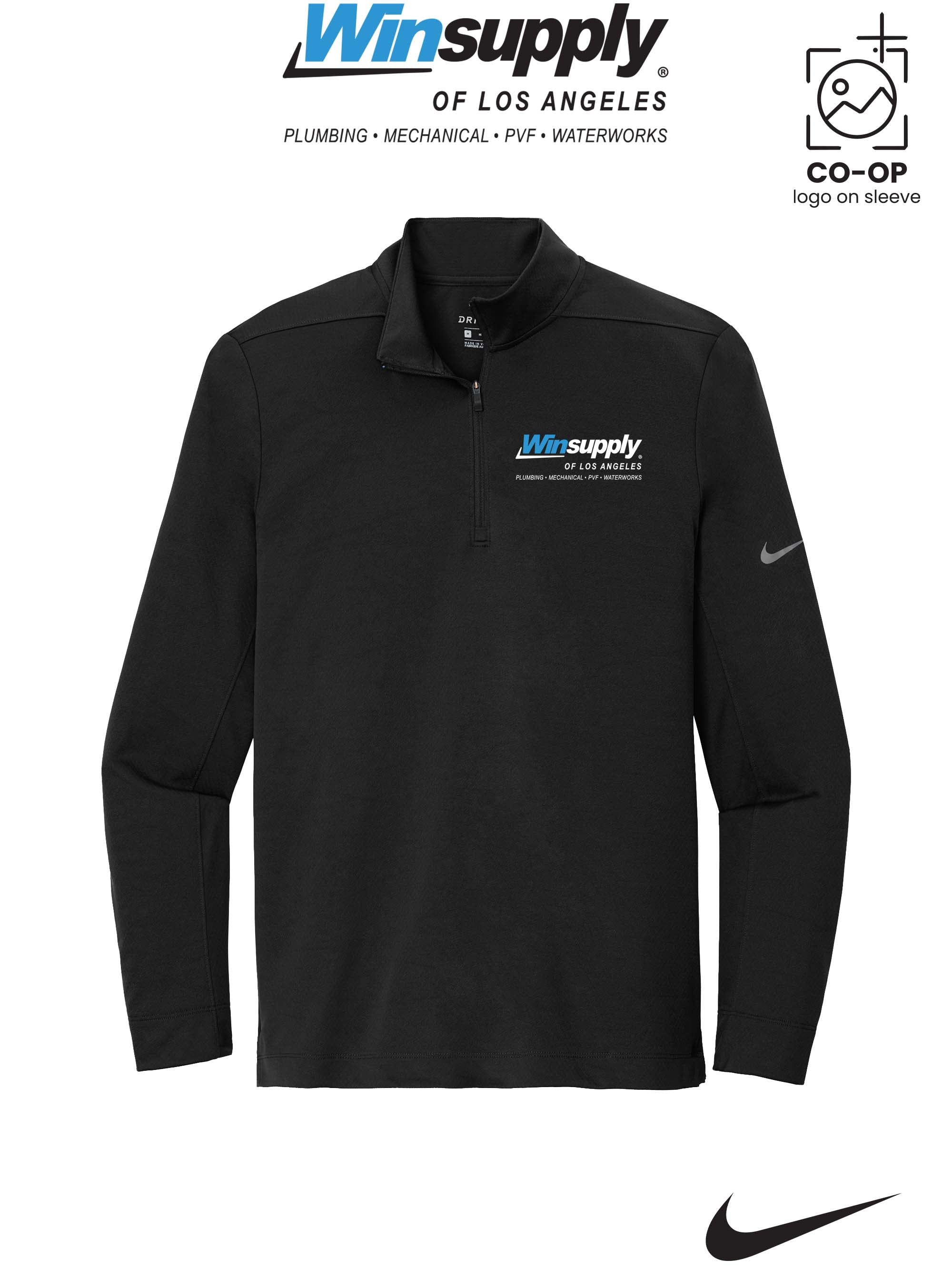 Nike Dry 1/2-Zip Cover-Up - Winsupply of Los Angeles