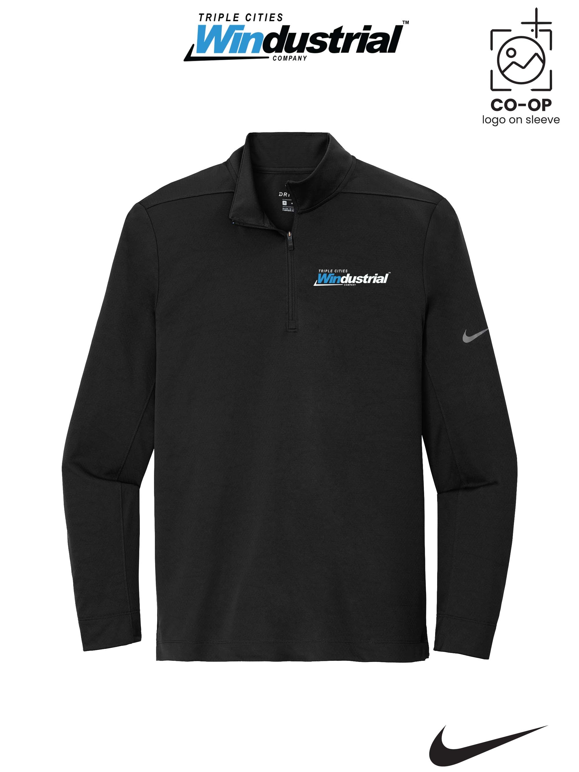 Nike Dry 1/2-Zip Cover-Up - Windustrial Triple Cities