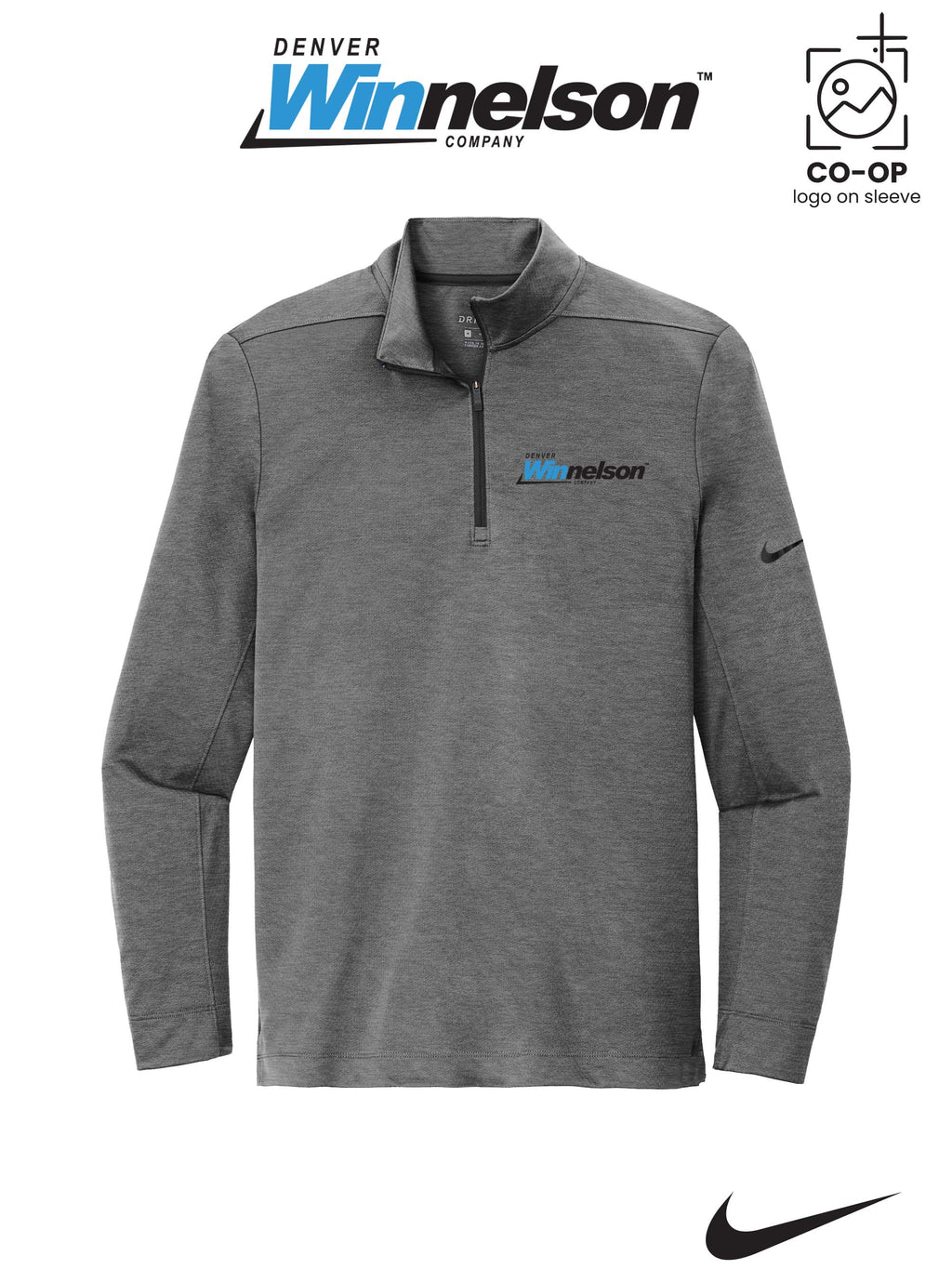 Nike Dry 1/2-Zip Cover-Up - Denver Winnelson