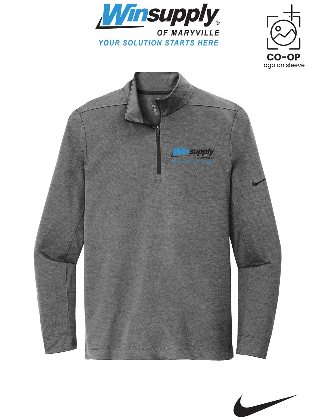 Nike Dry 1/2-Zip Cover-Up - Winsupply of Maryville